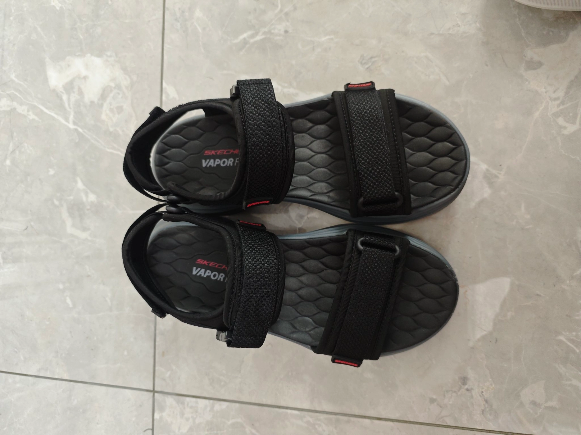 custom review-Skechers Пляжные сандалии Мужские Черные