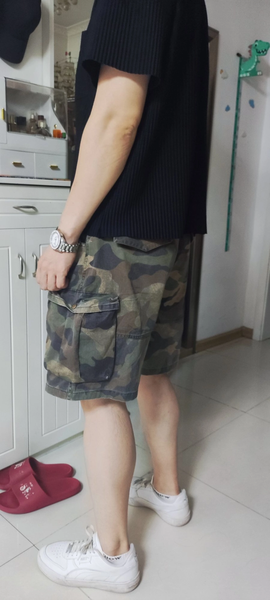 custom review-UNTILWERICH Рабочая одежда Камуфляж Шорты Унисекс Повседневный И Универсальный