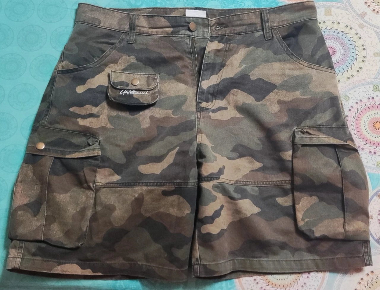 custom review-UNTILWERICH Рабочая одежда Камуфляж Шорты Унисекс Повседневный И Универсальный