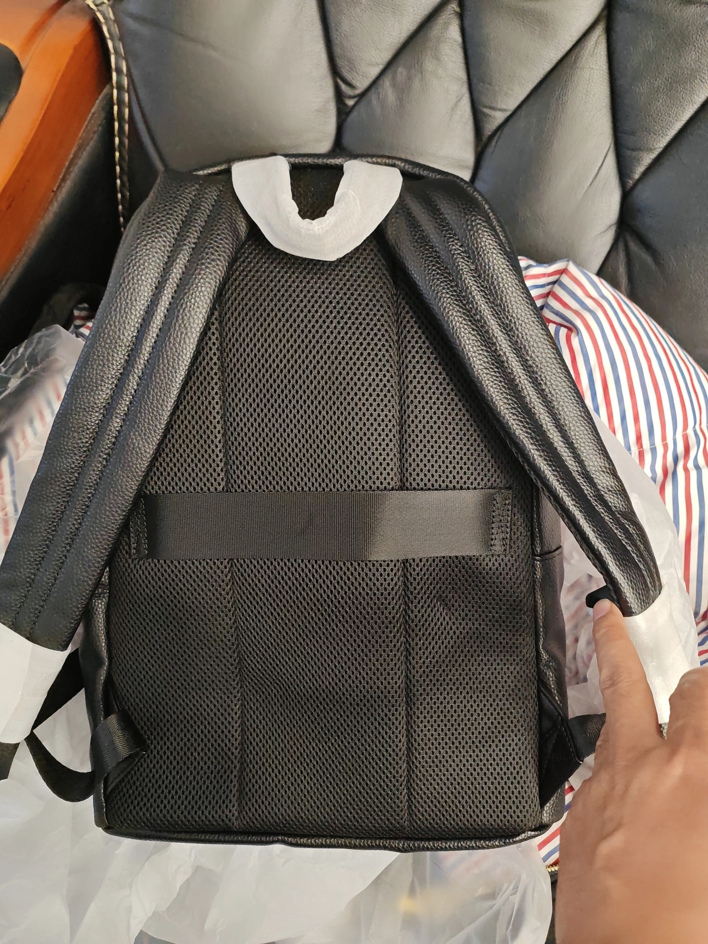 custom review-GUESS Синтетическая кожа Студенческий рюкзак из кожи Легкий Рюкзак для путешествий Рюкзак для ноутбука Стандартный Унисекс