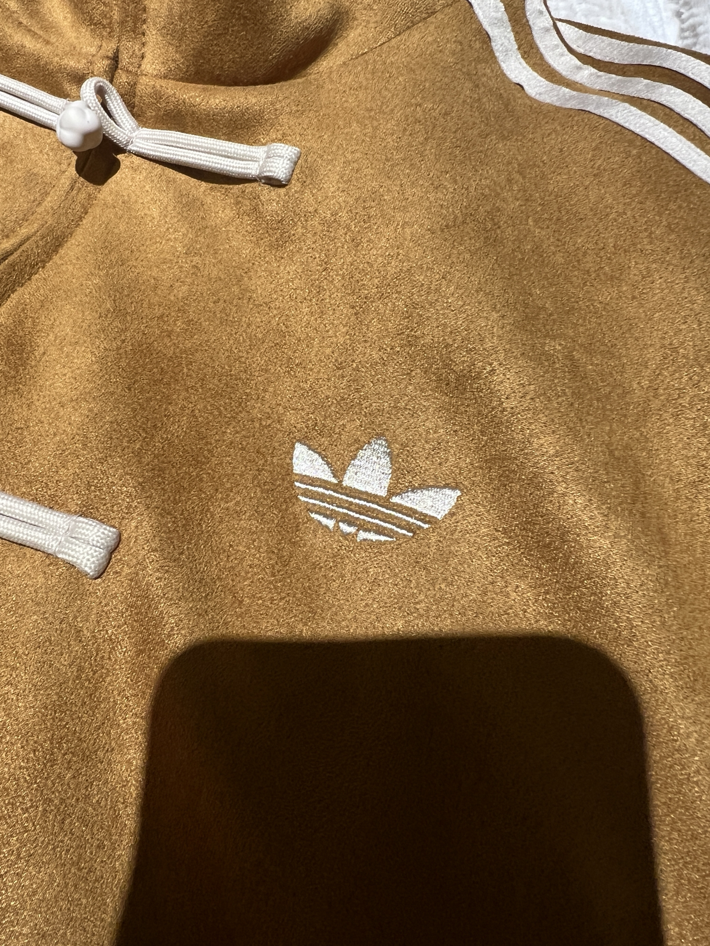 custom review-Adidas Originals CTT Куртка Унисекс Бронза Пластины
