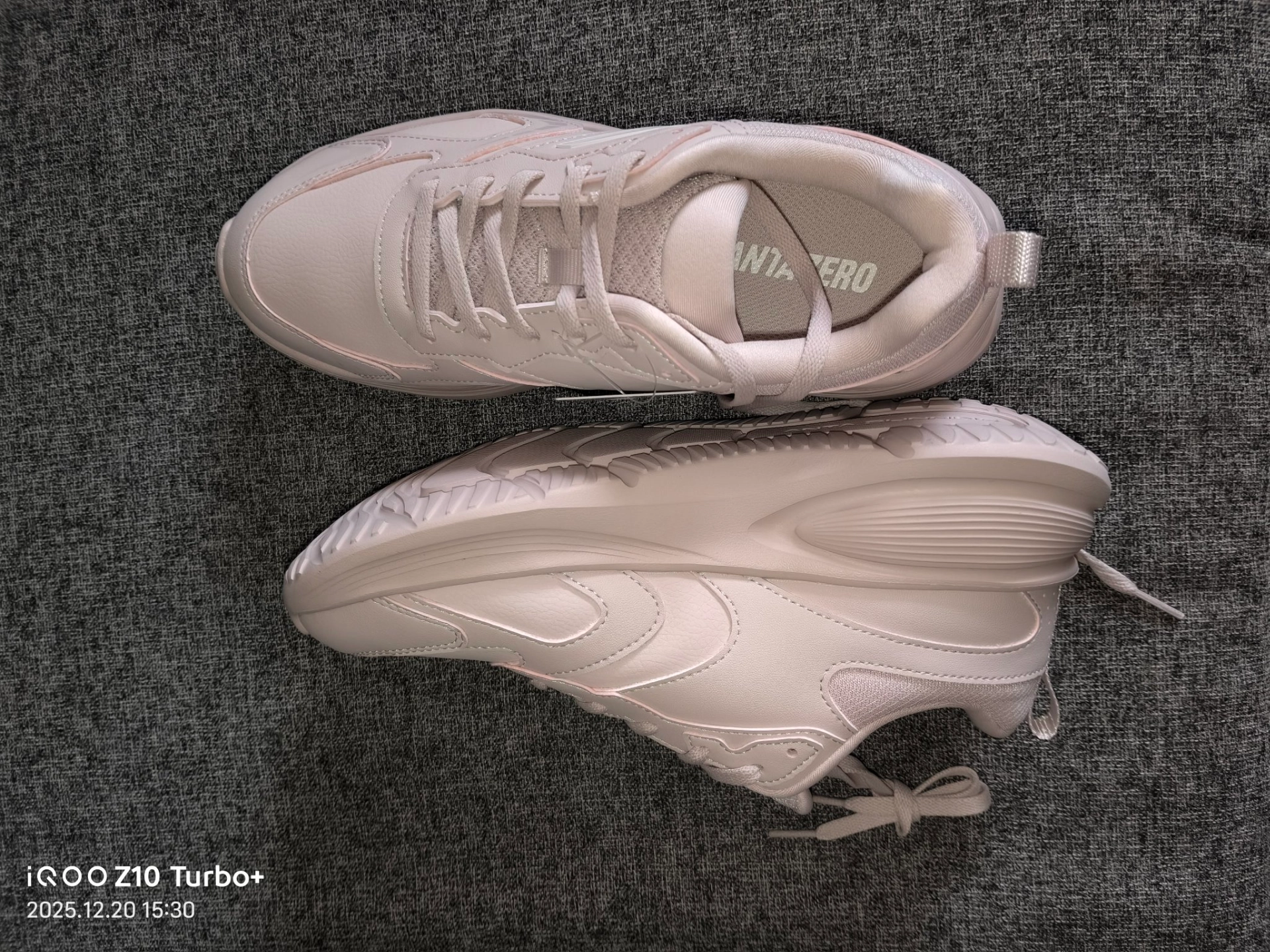 custom review-Anta Гонки Амортизация Устойчивость к износу Легкий Городской Коммутирование Беговые кроссовки Женские Пыльно-розовый