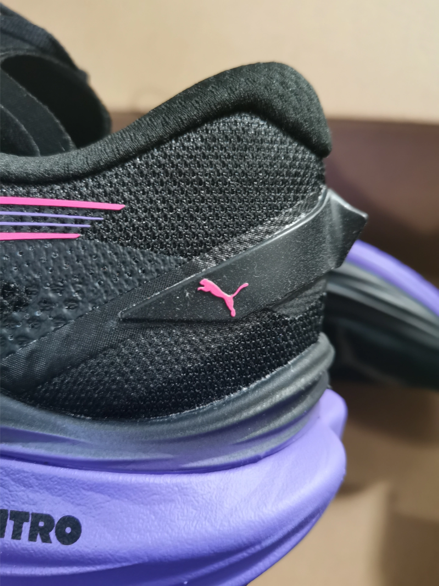 custom review-PUMA Deviate NITRO 3 Износостойкие Низкие Беговые Кроссовки Мужские Черные