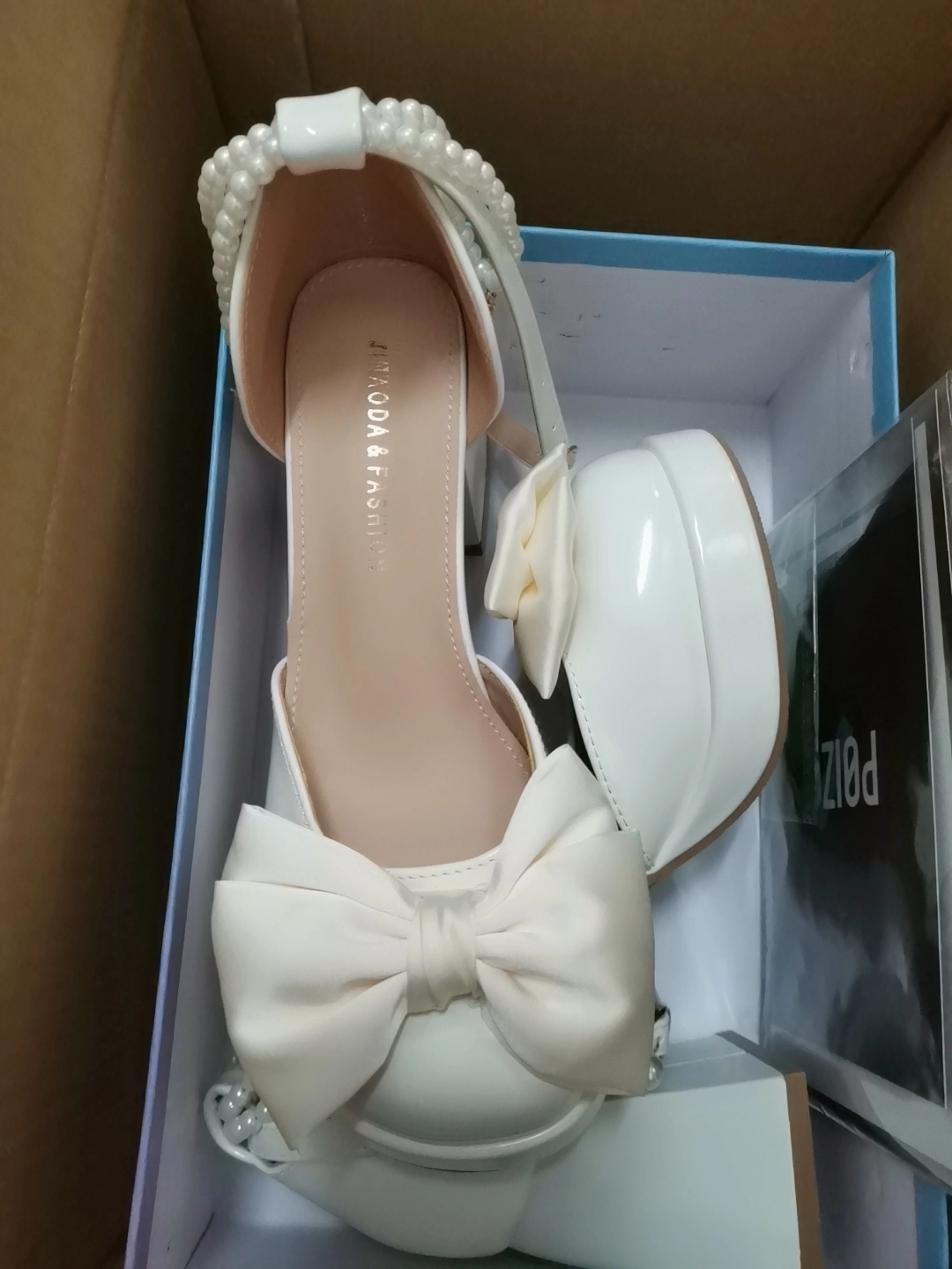 custom review-YIYIQIN Грубый каблук Туфли Мэри Джейн 7 см Женские