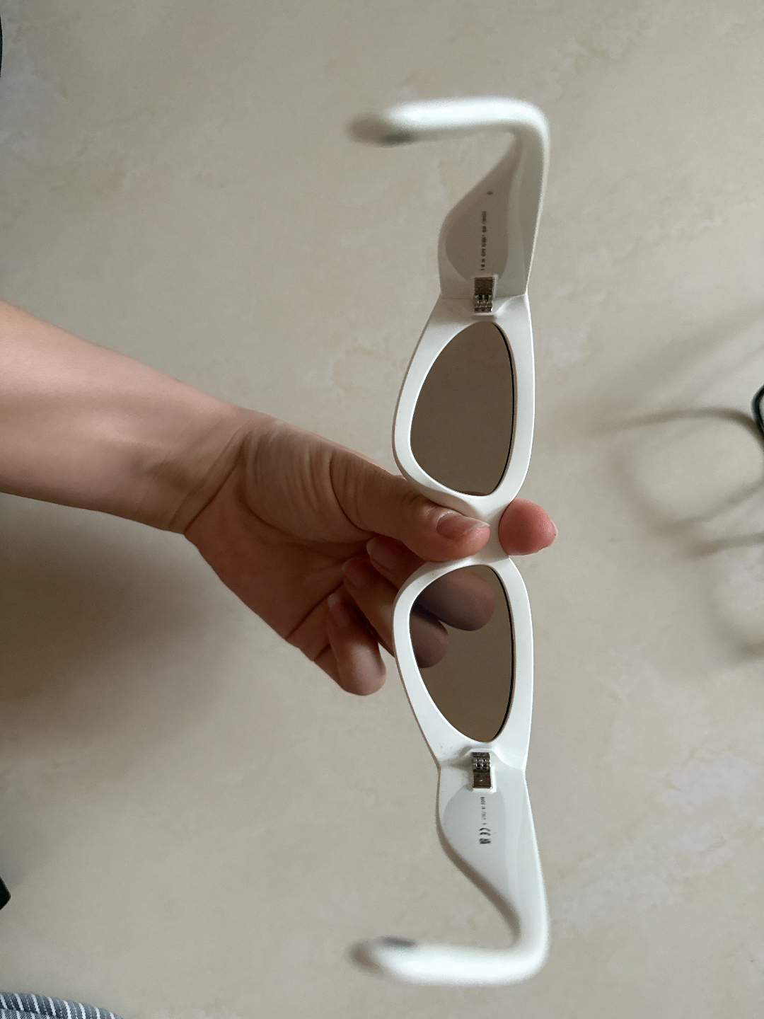 custom review-CHANEL Нейлон Кошачий глаз Солнцезащитные очки Унисекс Черный