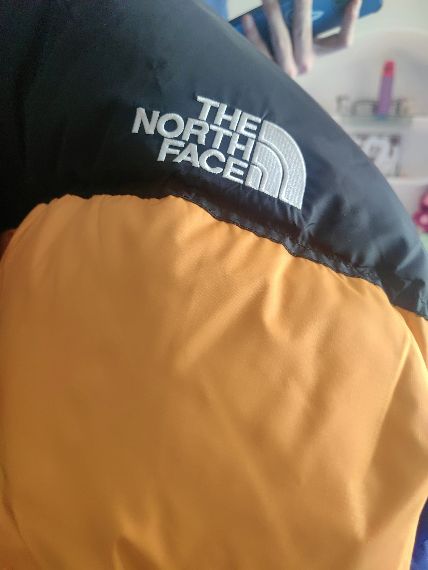 custom review-The North Face Пуховик Мужской Синий Зеленый