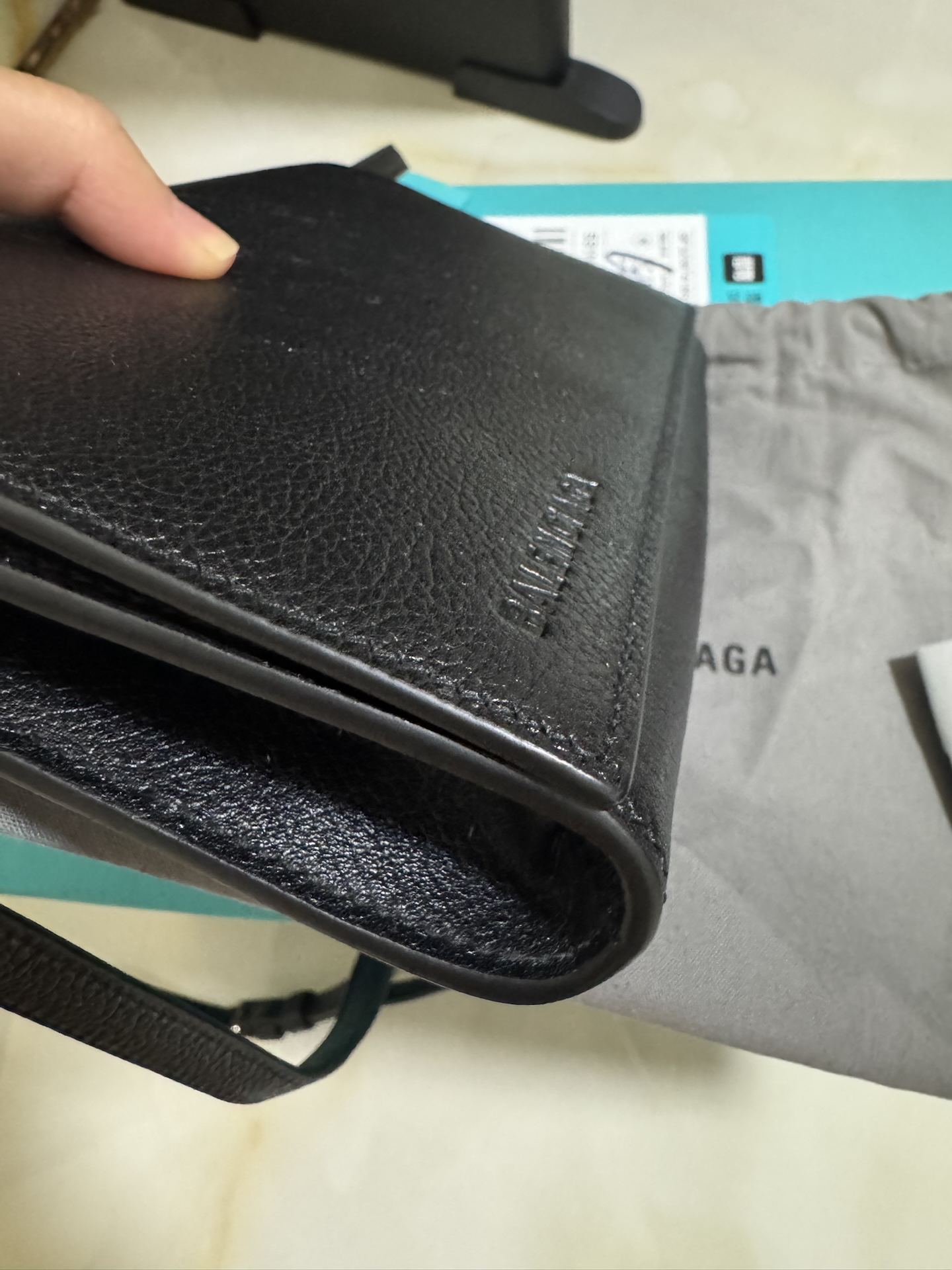 custom review-Balenciaga Кожа Сумка через плечо Женская Черная