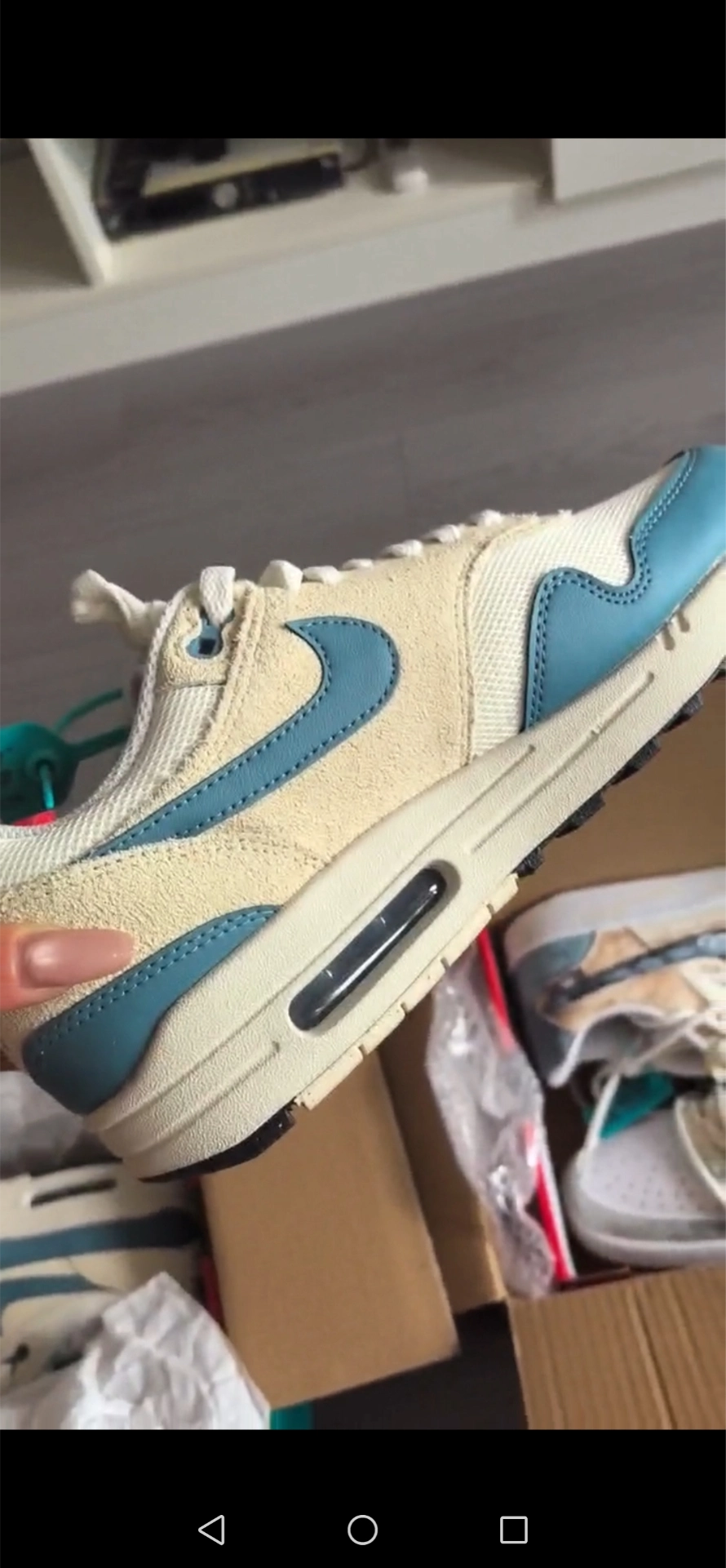 custom review-Nike Air Max 1 Low Топ Casual Мужской Синий Серый