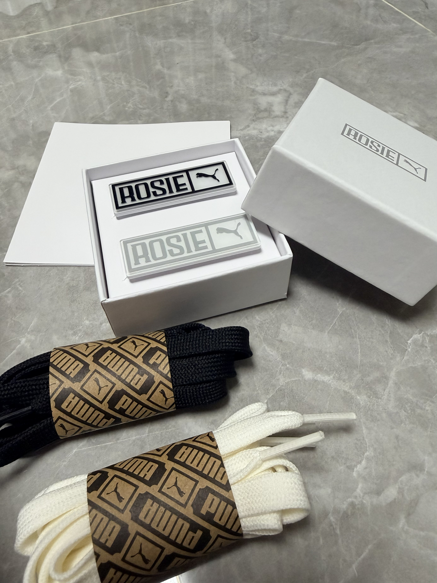 custom review-ROSÉ X PUMA Speedcat Collection Повседневная обувь Женская Черный Белый