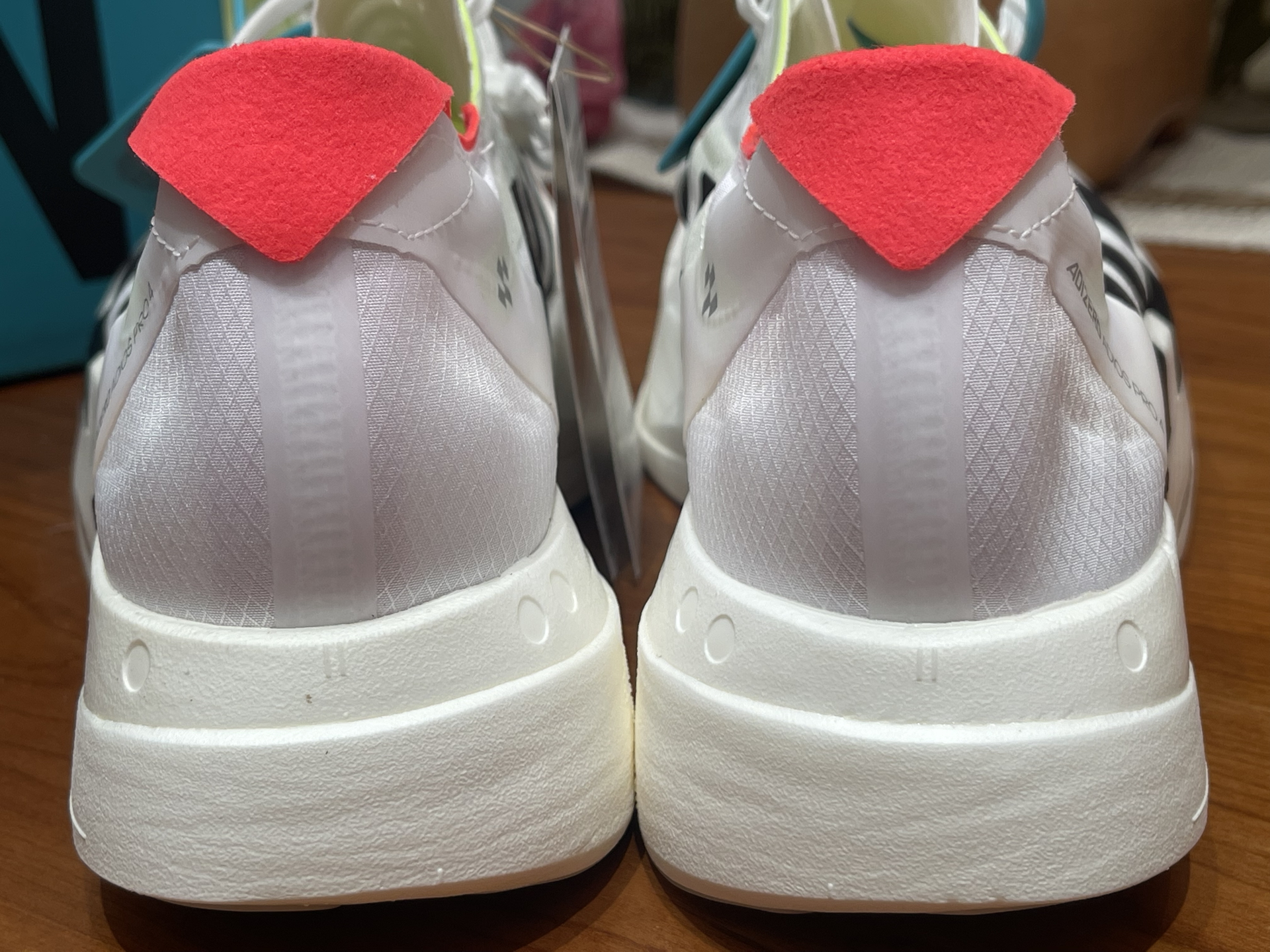 custom review-Adidas Adizero Adios Pro 4 Амортизация Износостойкий Низкий Топ Беговые кроссовки Мужские Белые