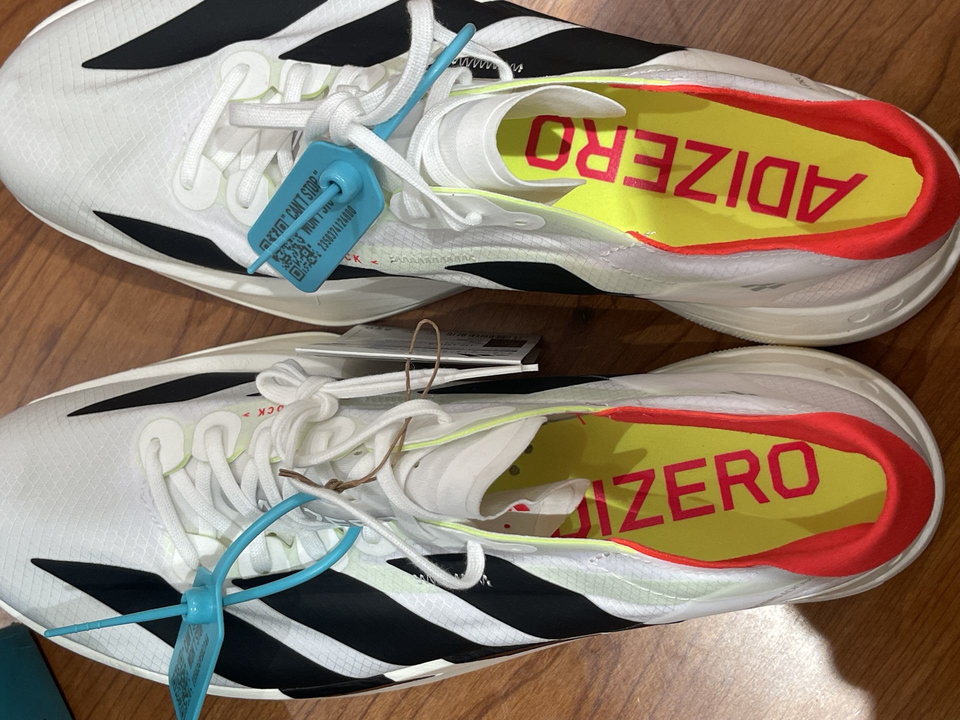 custom review-Adidas Adizero Adios Pro 4 Амортизация Износостойкий Низкий Топ Беговые кроссовки Мужские Белые