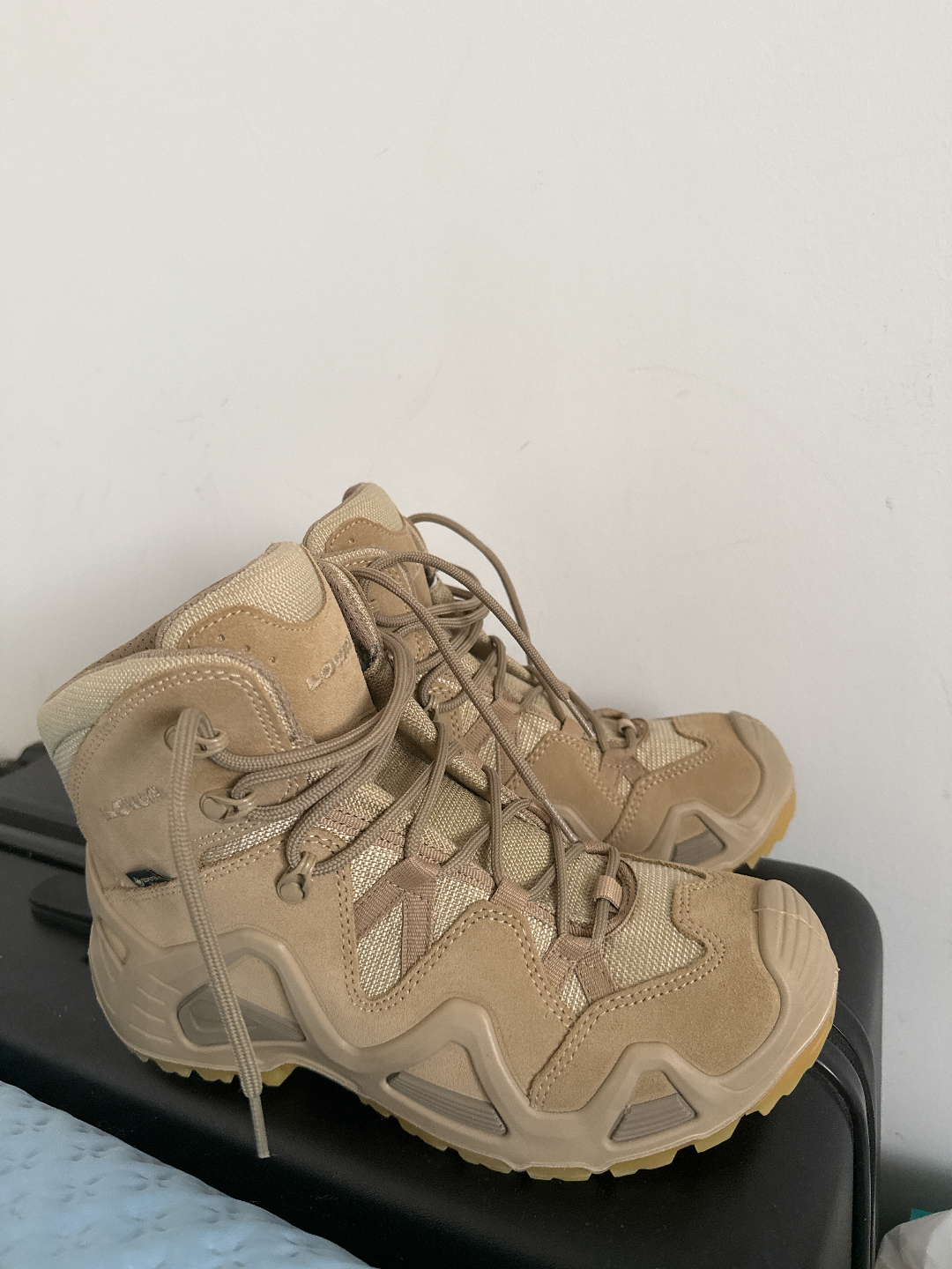 custom review-Lowa ZEPHYR GT Водонепроницаемый Устойчивый к истиранию Амортизация Против скольжения Короткий Аутдор Мужской Песочный