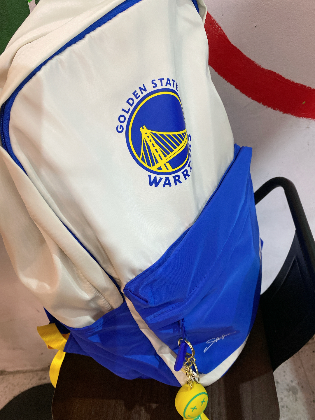 custom review-NBA Golden State Warriors Композитный тканевый рюкзак унисекс разноцветный