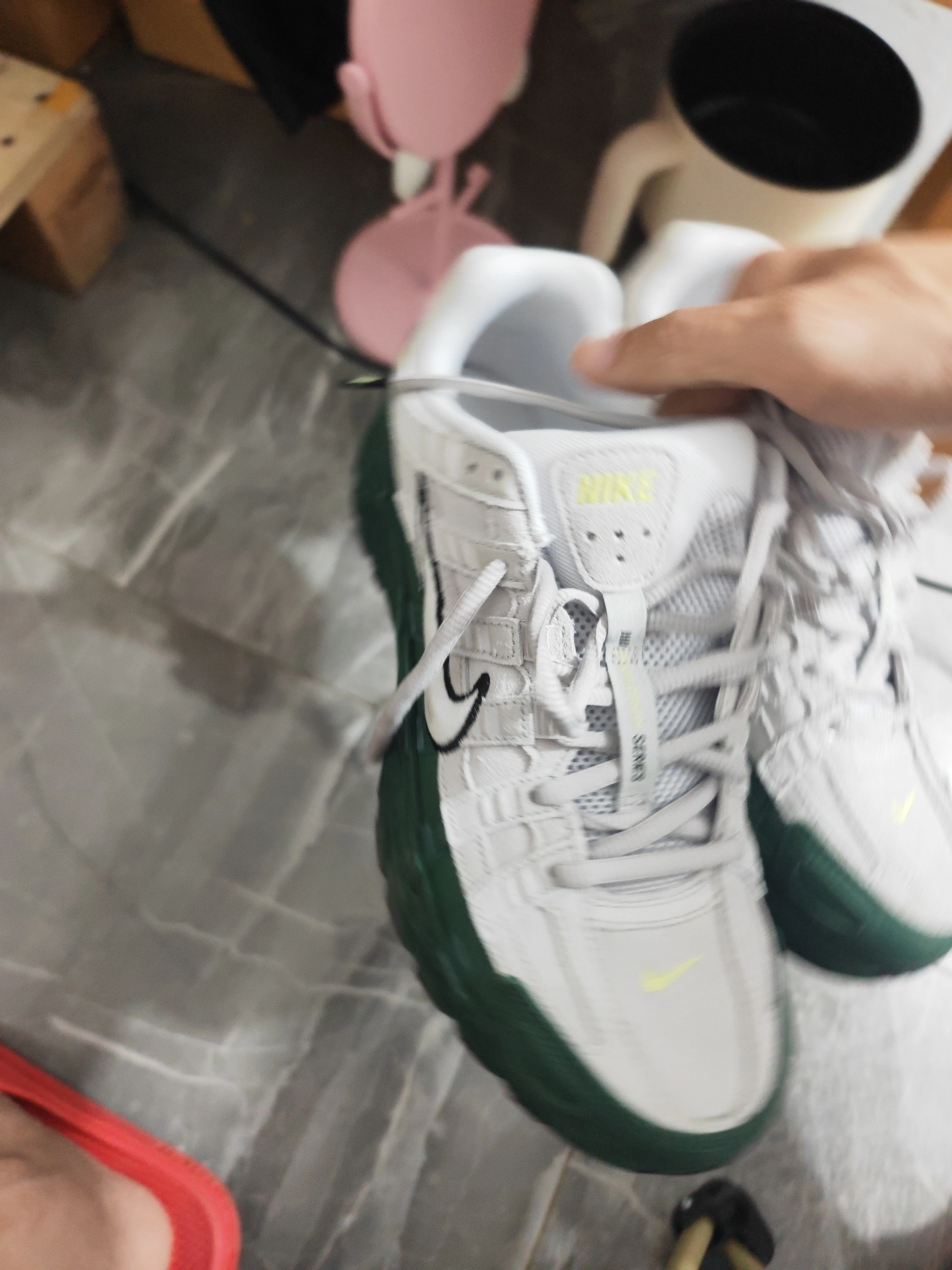 custom review-Nike P 6000 Амортизация Износостойкий Низкий Топ Casual Унисекс Белый Зеленый