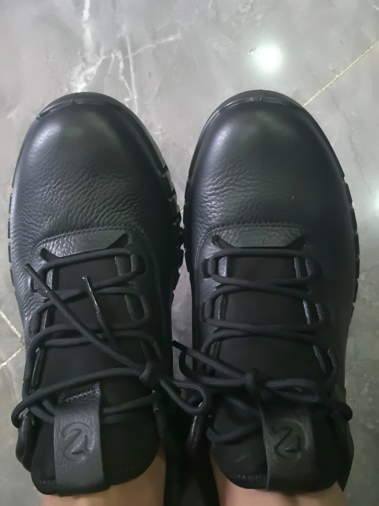 custom review-Ecco Smart Series Амортизаторы Slip-resistant и устойчивые к истиранию Низкий топ Повседневная обувь Мужская Черная