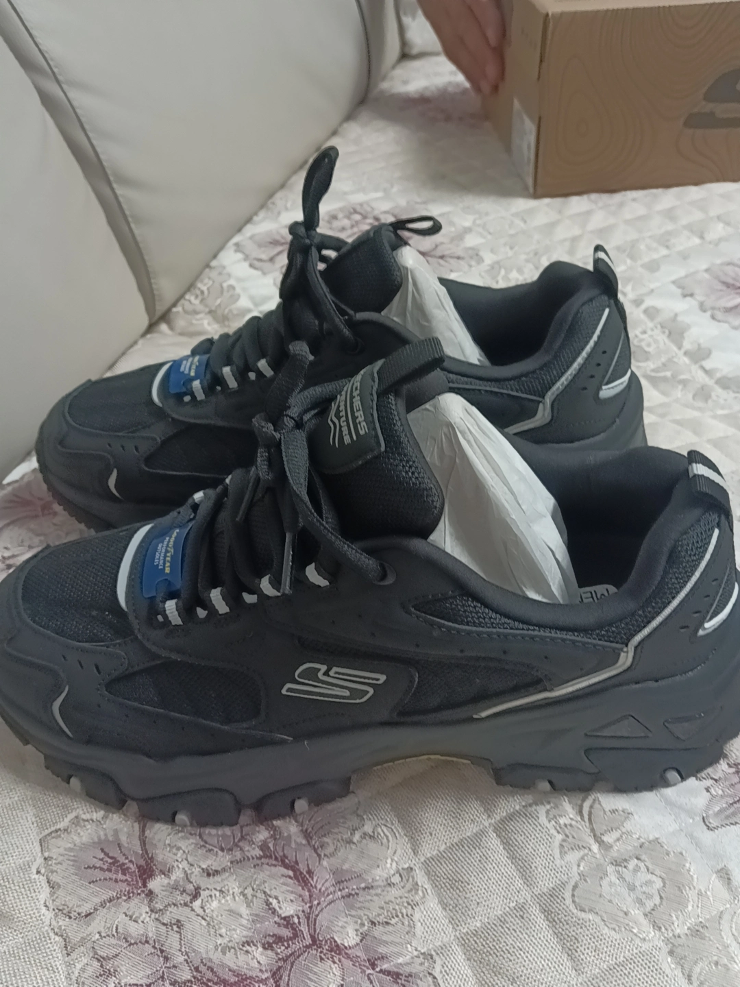 custom review-Skechers Низкие кеды походная обувь мужская черная