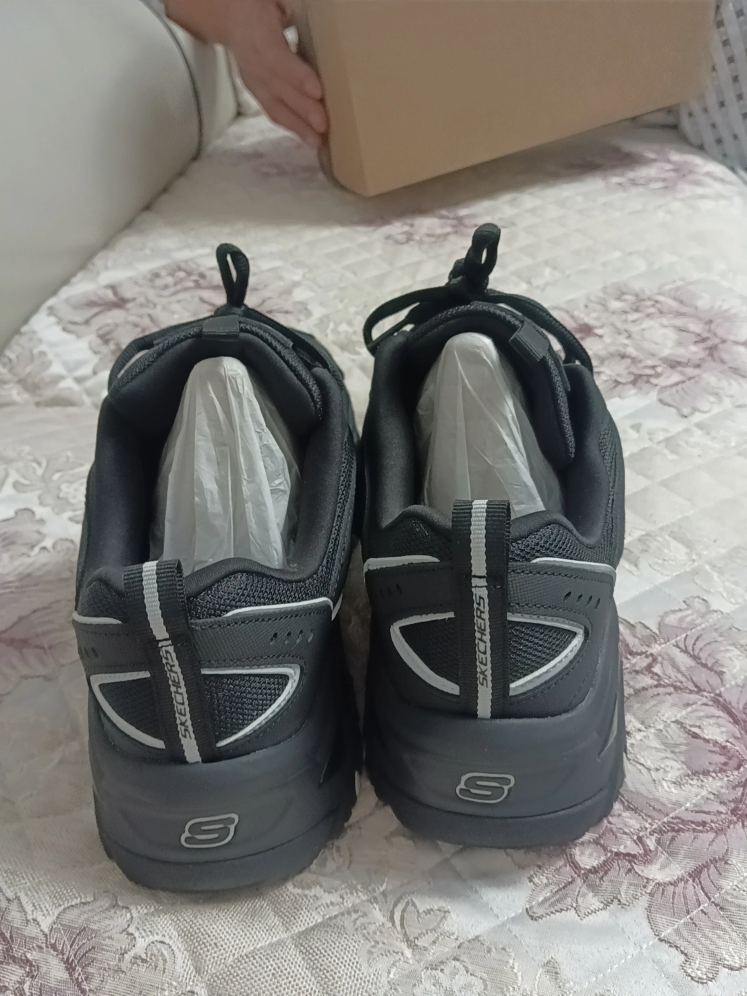 custom review-Skechers Низкие кеды походная обувь мужская черная