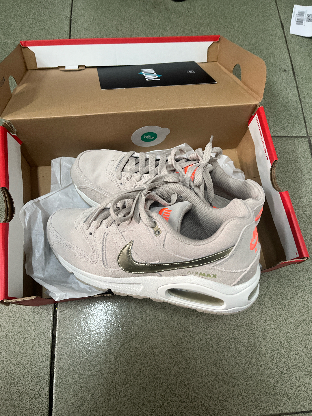 custom review-Nike Air Max Command Low Топ Air Cushion Повседневный Городской Коммутер Беговые кроссовки Женские Хаки