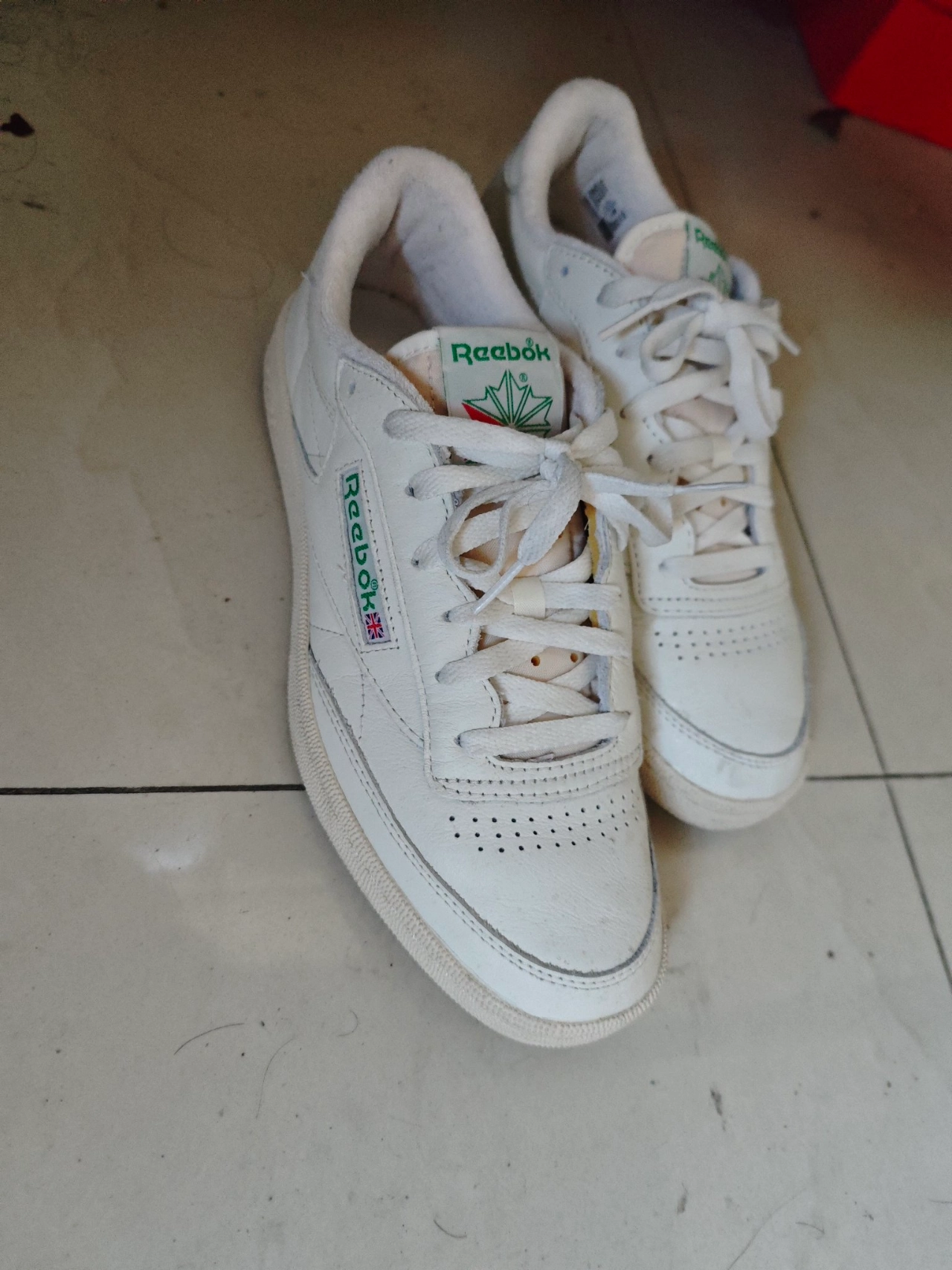 custom review-Reebok CLUB C 85 VINTAGE Устойчивые к истиранию Легкие и Дышащие Низкие Кроссовки для скейтбординга Унисекс Экрю