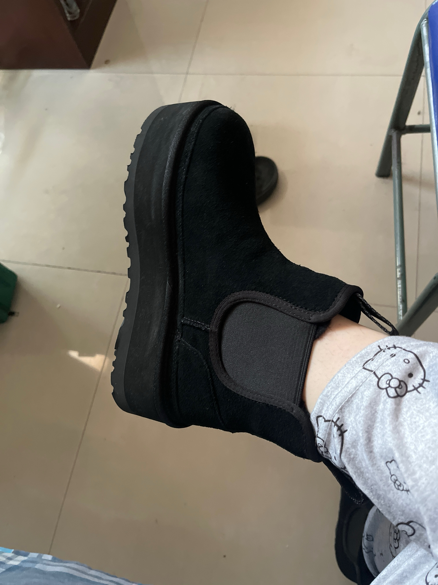 custom review-UGG Neumel Короткий Челси Женские Черный