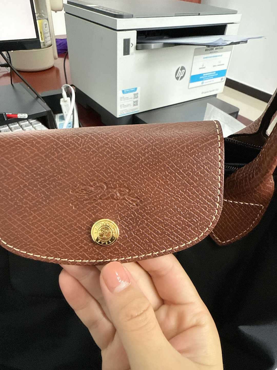 custom review-LONGCHAMP Le Pliage Ткань Тоут Сумка Сумка для покупок Сумка для пельменей Сумка через плечо Женская Черная