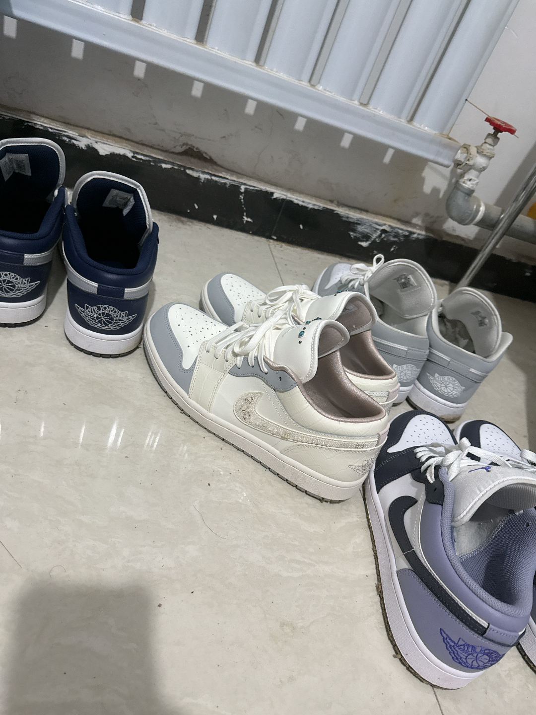 custom review-Jordan Air Jordan 1 Устойчивые к истиранию Низкие Топы Винтажные Баскетбольные Кроссовки Женские Экрю