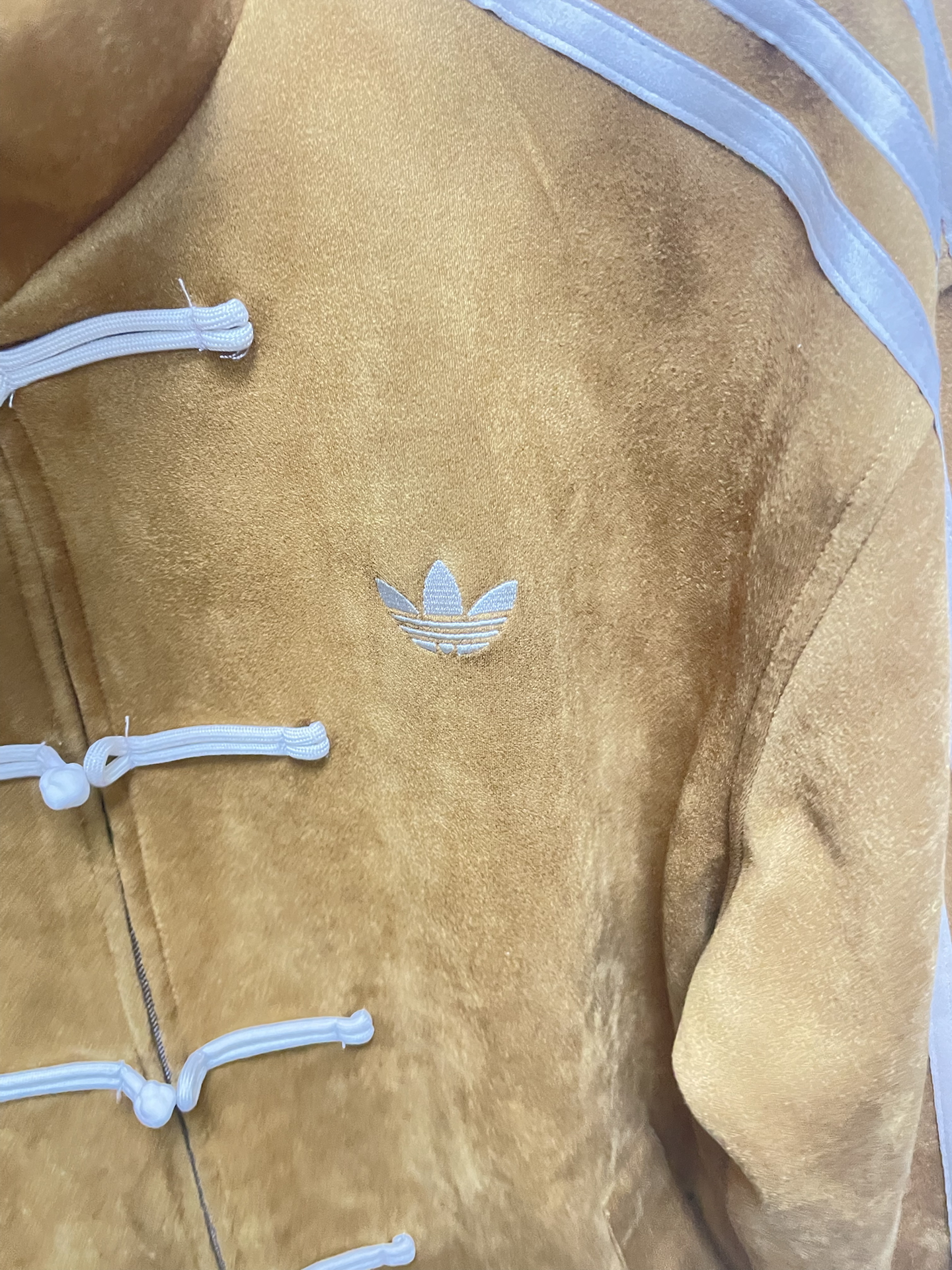 custom review-Adidas Originals CTT Куртка Унисекс Бронза Пластины