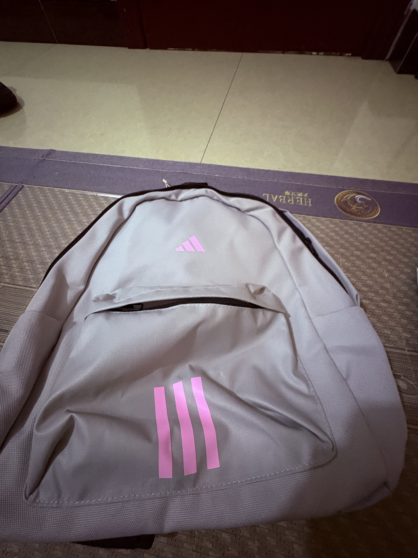 custom review-Adidas Переработанный полиэстер Рюкзак Большой Унисекс Light Серый