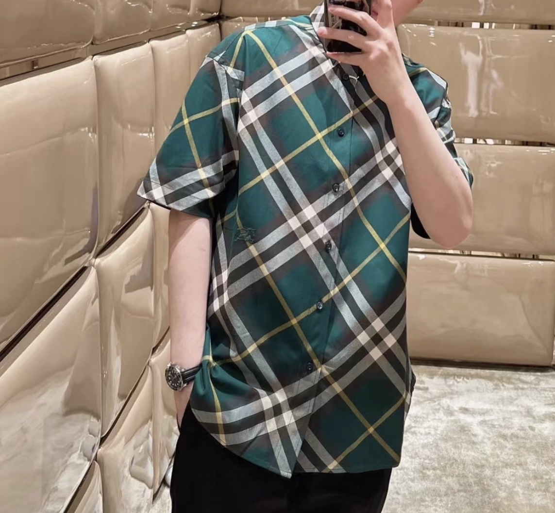 男士格纹衬衫分享