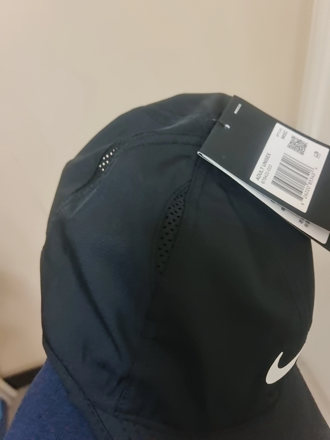 custom review-Nike Полиэстер Кепки Унисекс Черные