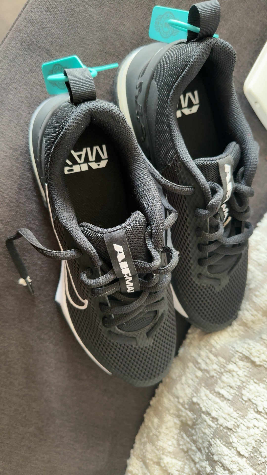 custom review-Nike Air Max ALPHA Аbrasion Resistant Низкий Топ Кроссовки для тренировок Мужские Черно-белые