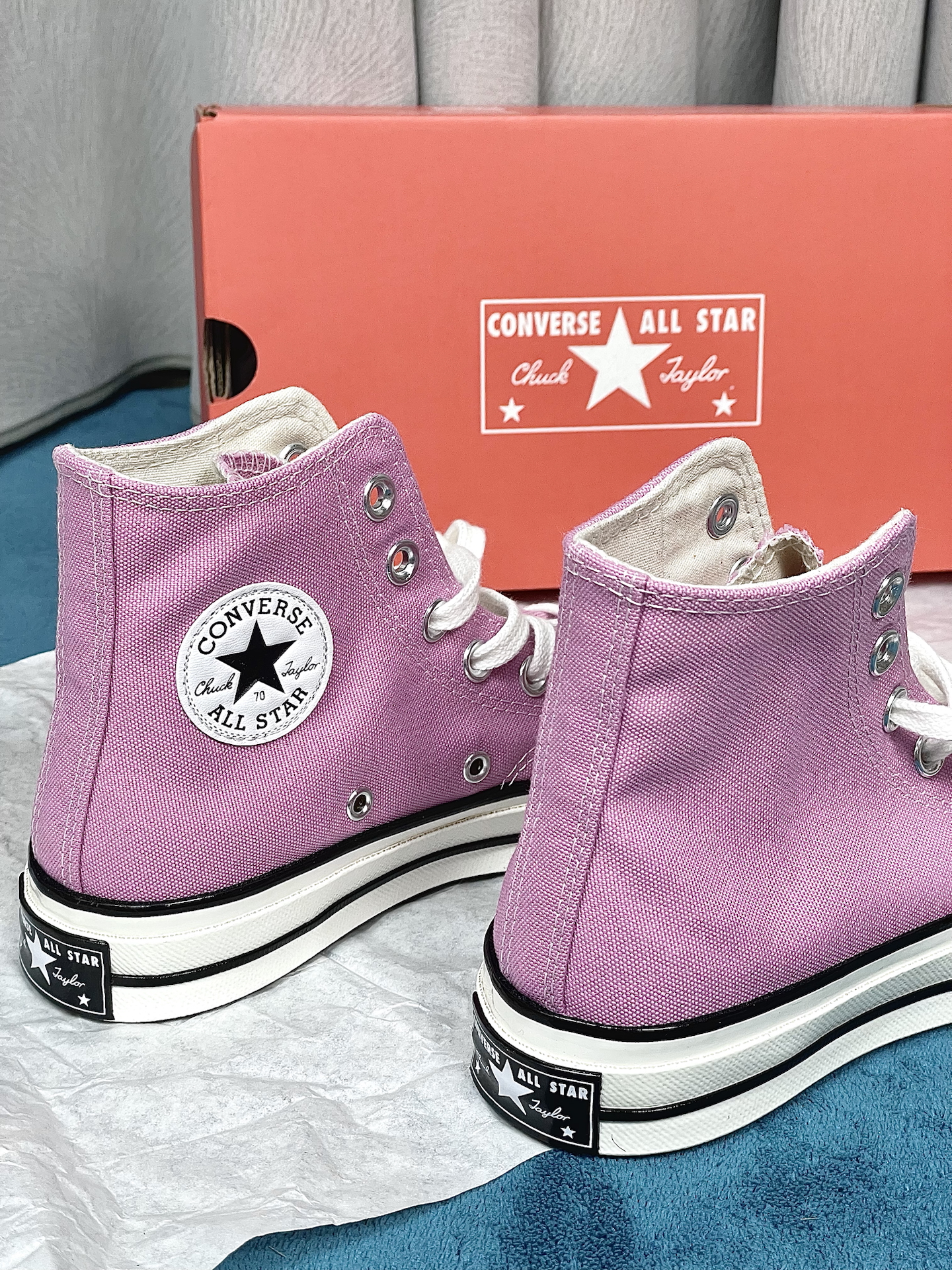 一眼沦陷的蔷薇粉匡威1970s高帮帆布鞋 夏天生命力穿搭get‼ 1 5