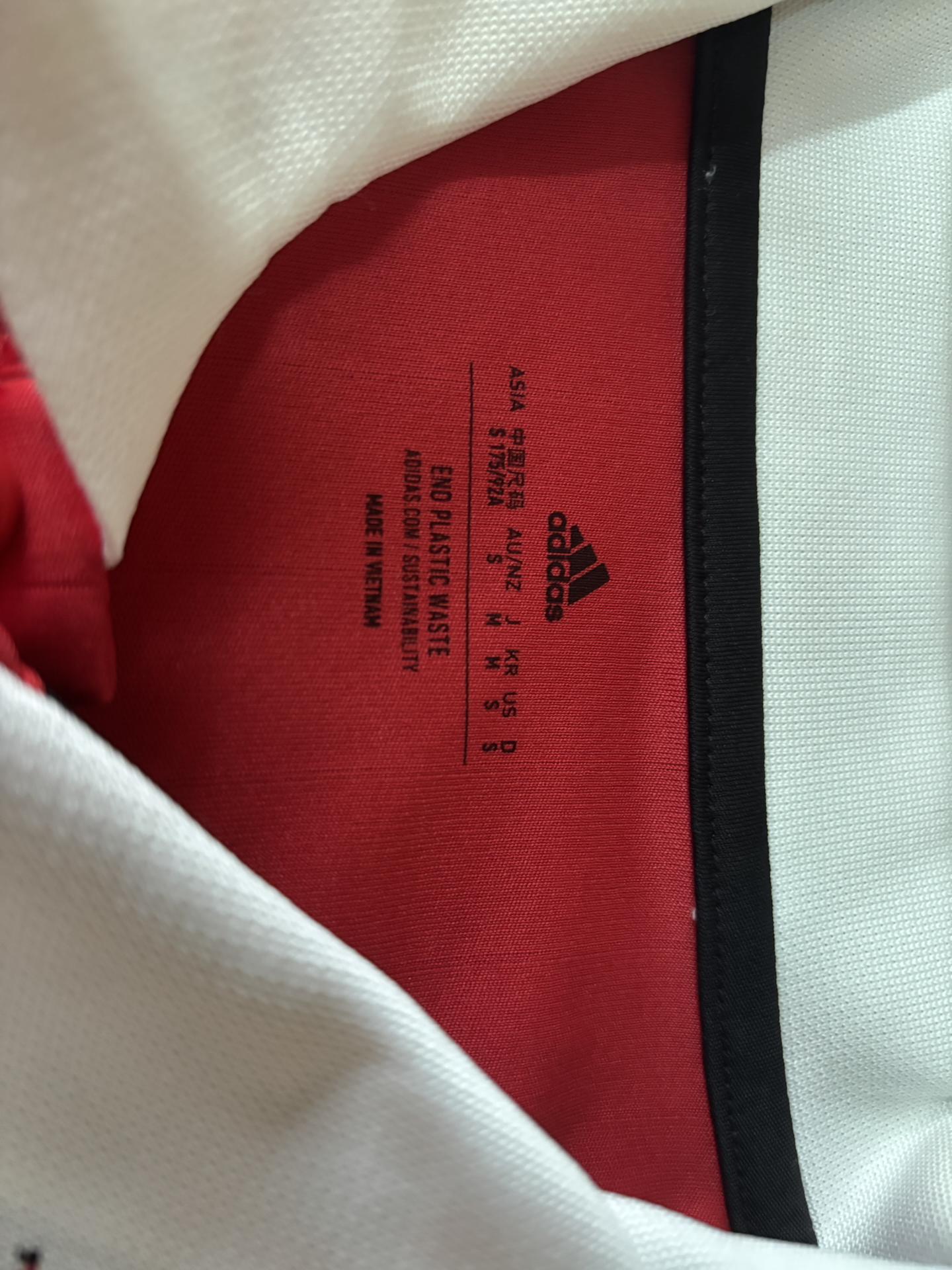 custom review-Adidas T-Shirt Фанатская версия Мужская Красная