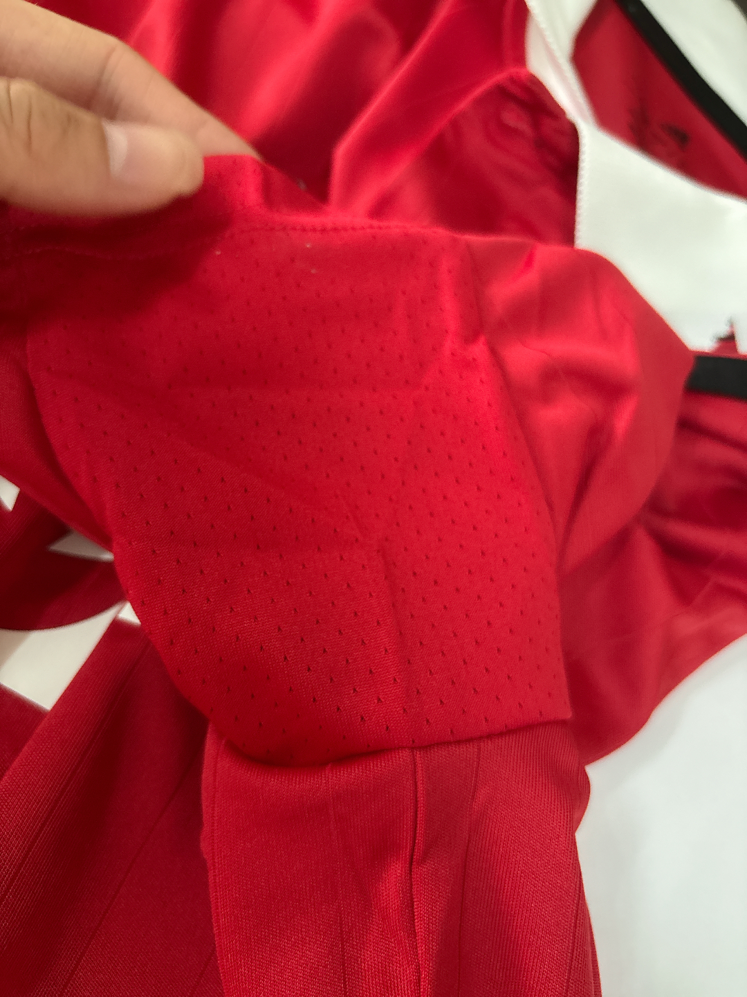 custom review-Adidas T-Shirt Фанатская версия Мужская Красная