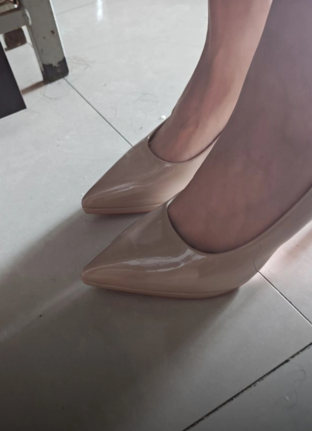 custom review-AGSDON Низкий каблук Высокие каблуки 10 см Женские