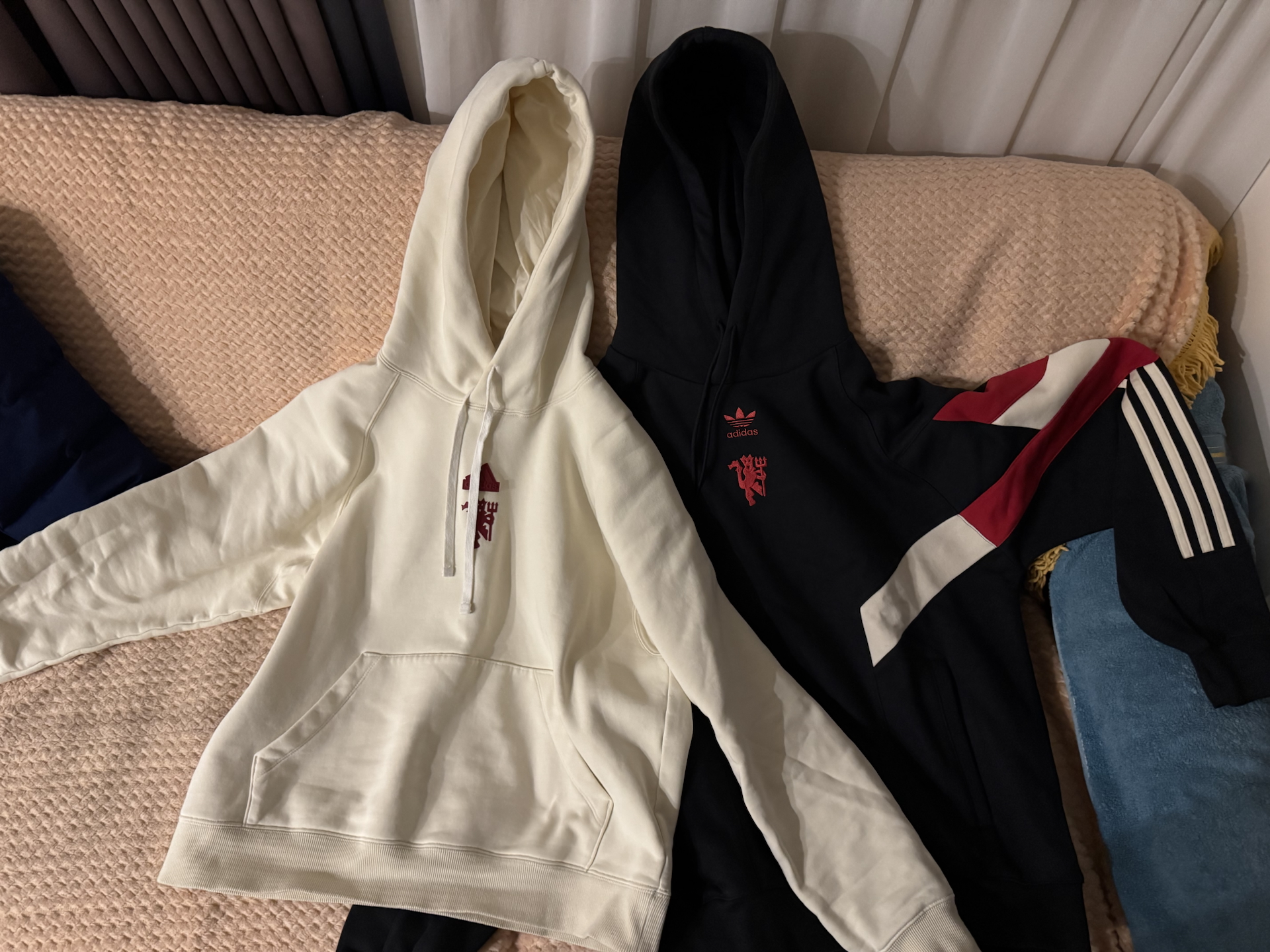 custom review-Adidas Originals Manchester Football UNITED Толстовка Мужская Черная