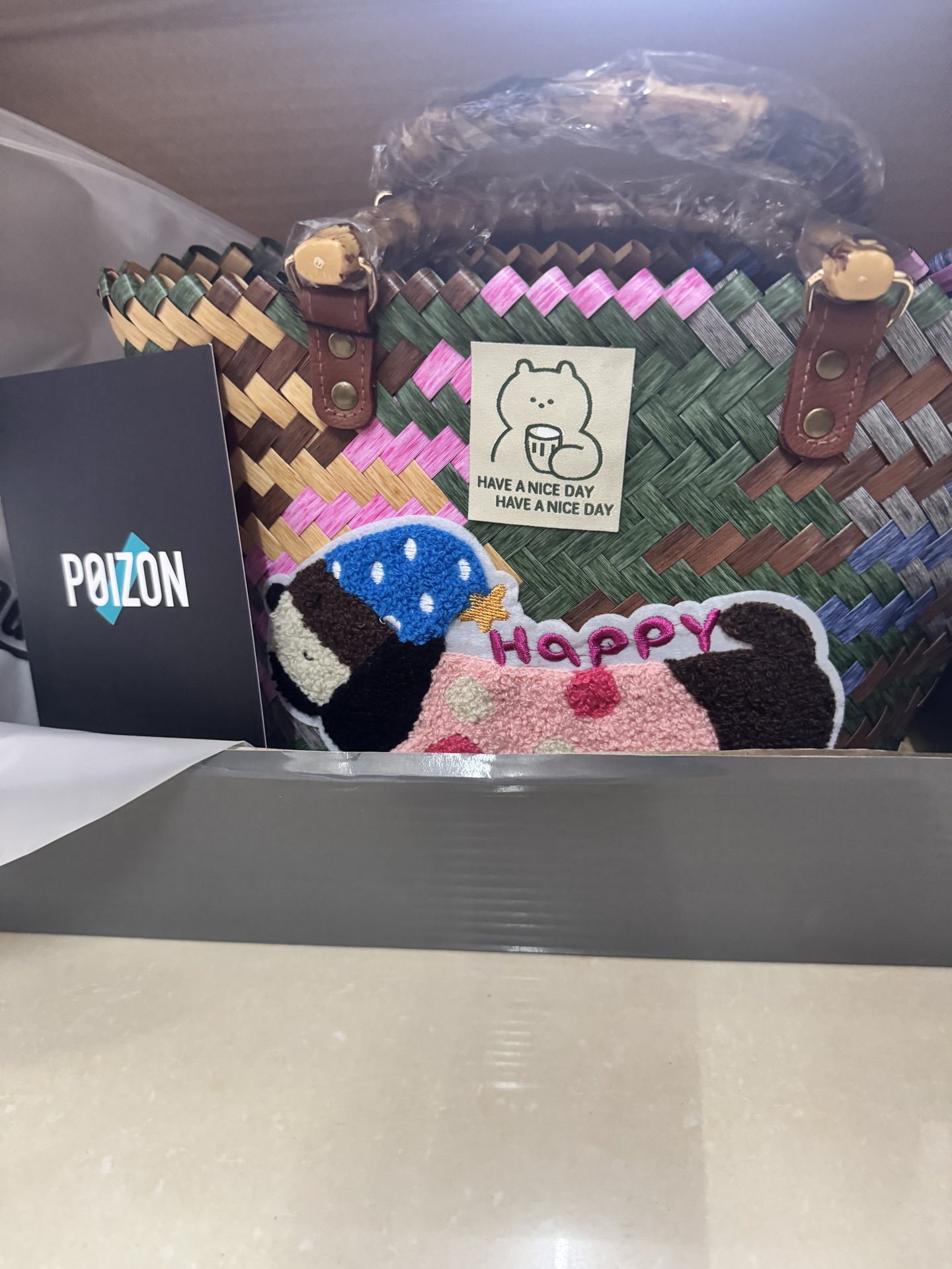 custom review-Land Gulls Вязаная ткань Сумка-корзинка BEACH BAG Стандартная (стандартная) Унисекс