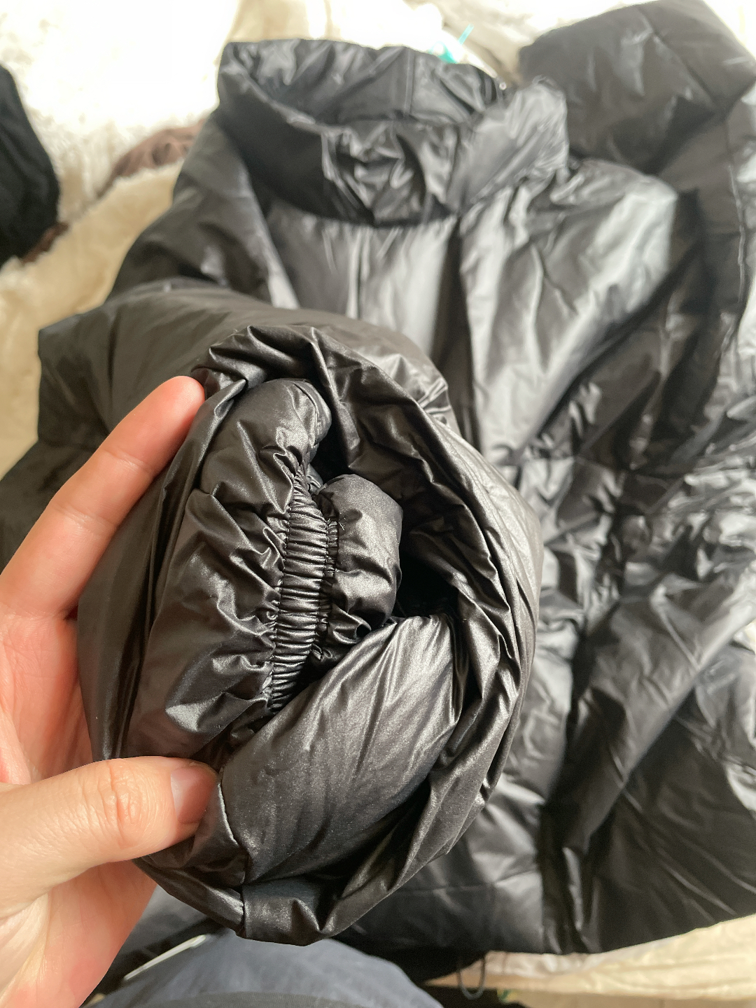 custom review-YEEZY x Gap X Balenciaga Пуловер с высоким воротником хлопковый пуховик мужской черный