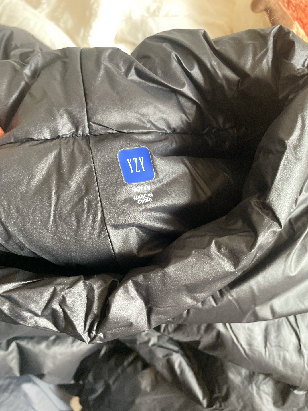 custom review-YEEZY x Gap X Balenciaga Пуловер с высоким воротником хлопковый пуховик мужской черный