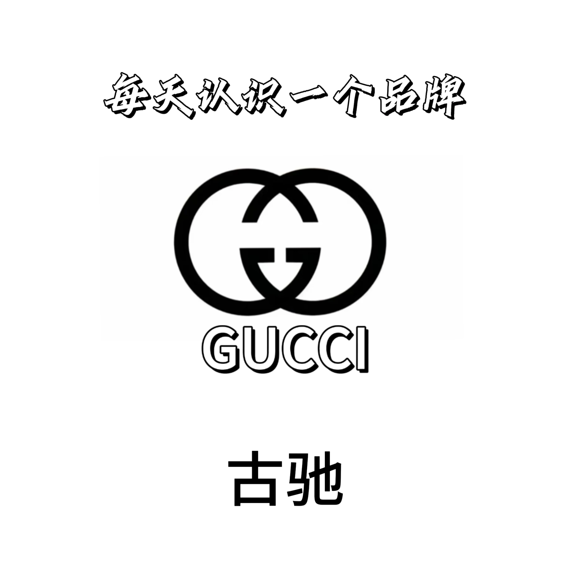 挑战每天带大家认识一个新的品牌 
#gucci