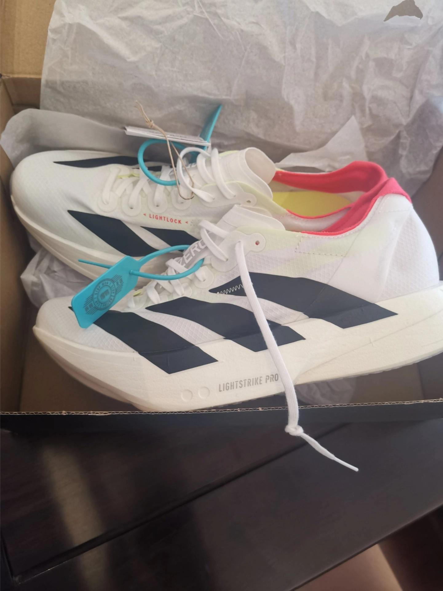 custom review-Adidas Adizero Adios Pro 4 Амортизация Износостойкий Низкий Топ Беговые кроссовки Мужские Белые