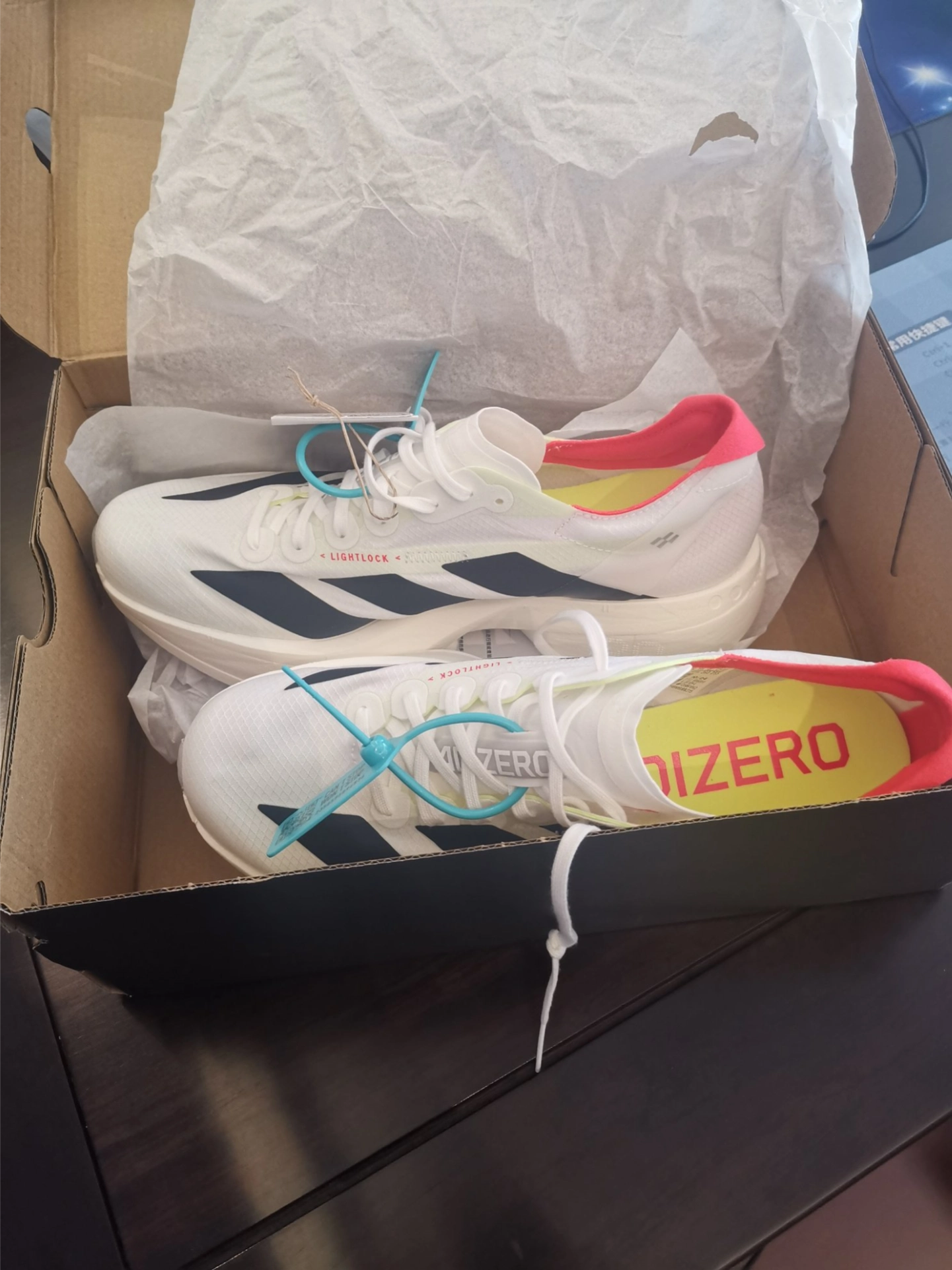 custom review-Adidas Adizero Adios Pro 4 Амортизация Износостойкий Низкий Топ Беговые кроссовки Мужские Белые