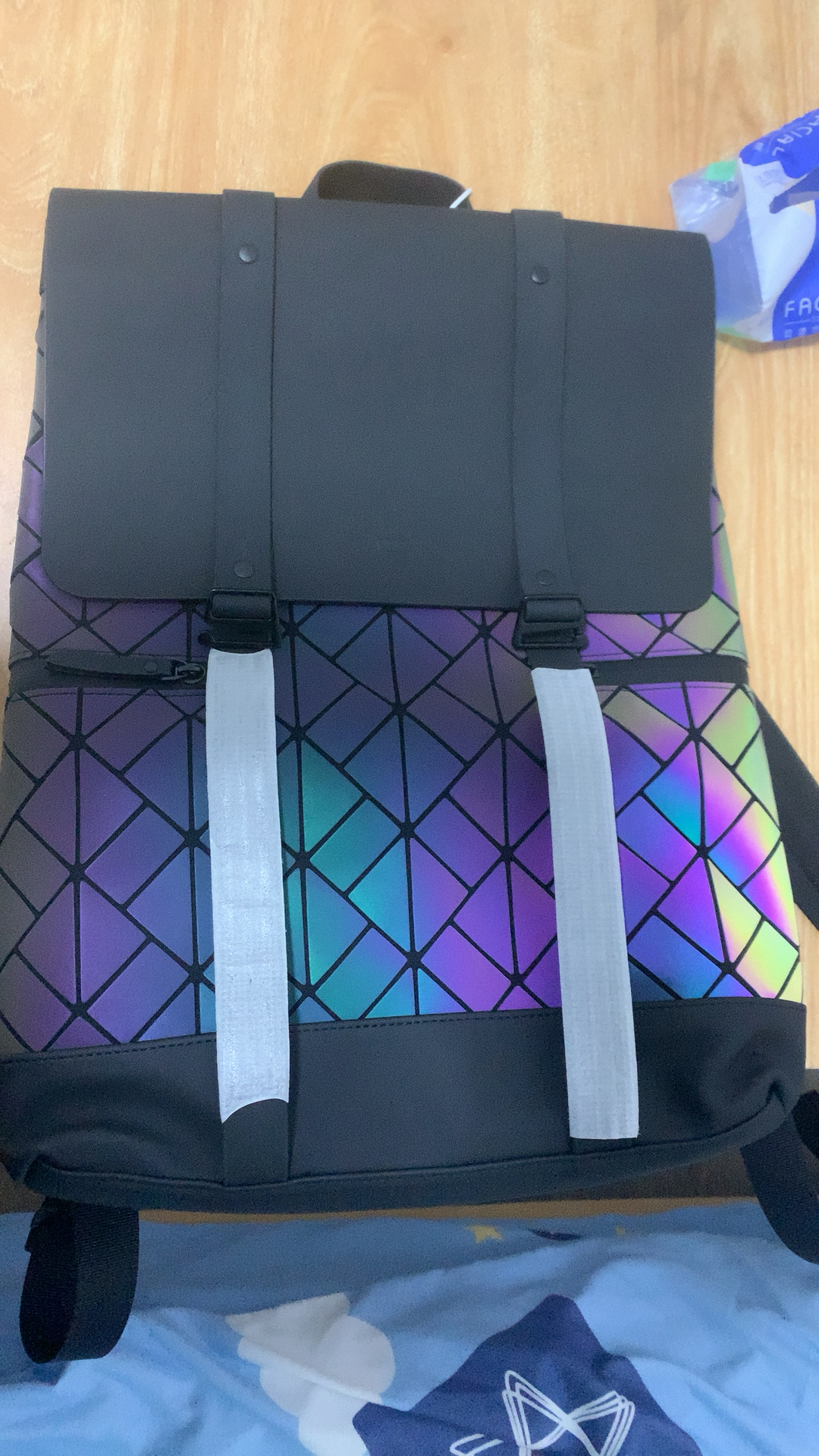 custom review-FAIRWHALE ПУ (полиуретан) Рюкзак Ноутбук Сумка Рюкзак Большой Унисекс Черный