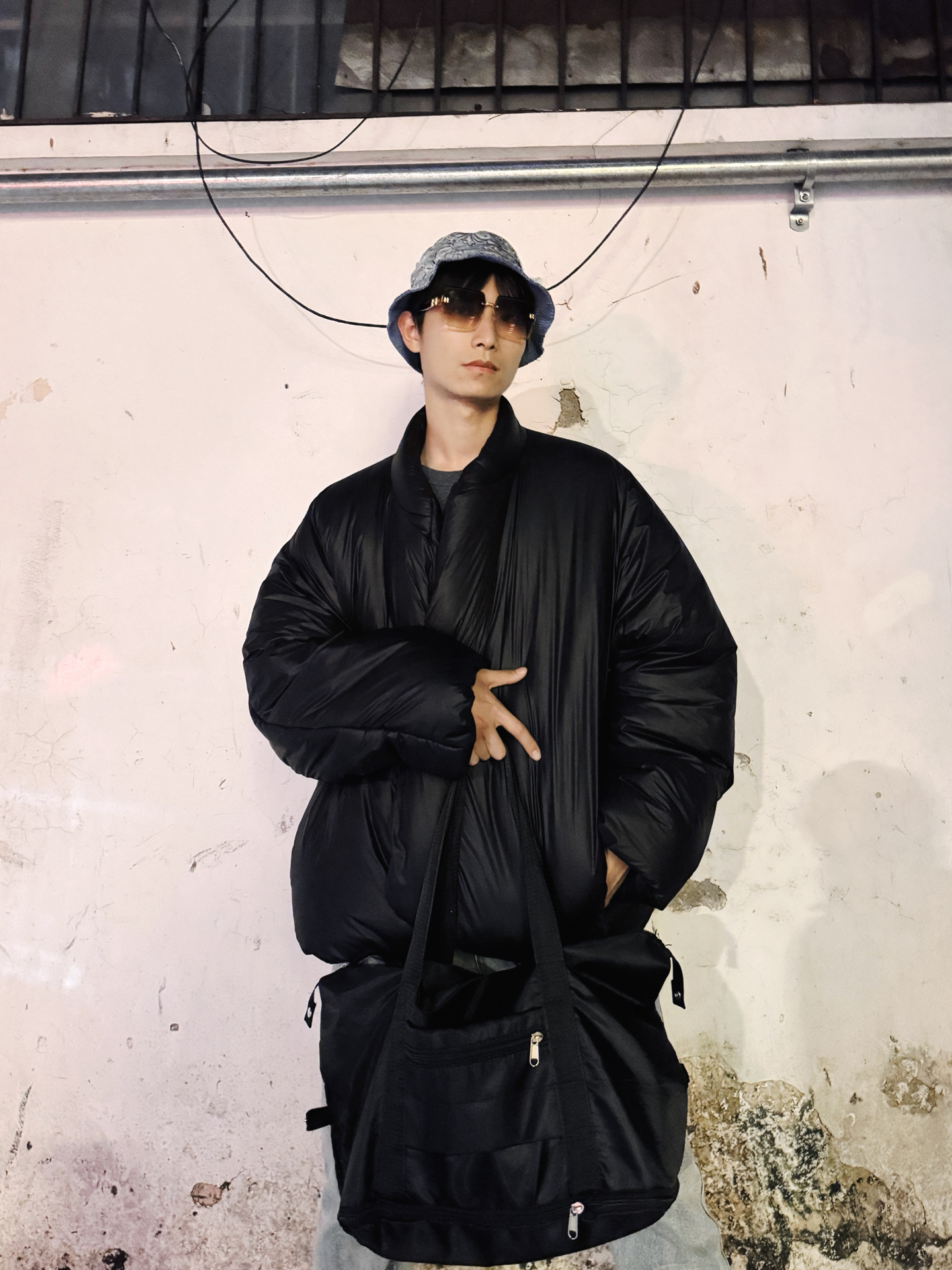 custom review-Yeezy X Gap X Balenciaga Хлопковый пуховик Зимний Мужской Черный