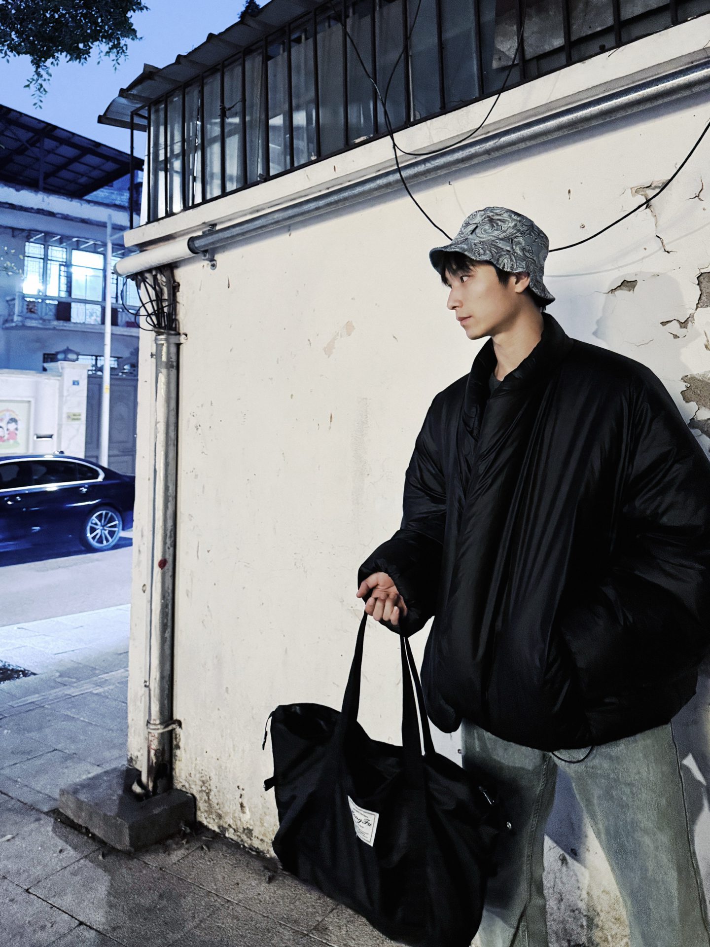 custom review-Yeezy X Gap X Balenciaga Хлопковый пуховик Зимний Мужской Черный