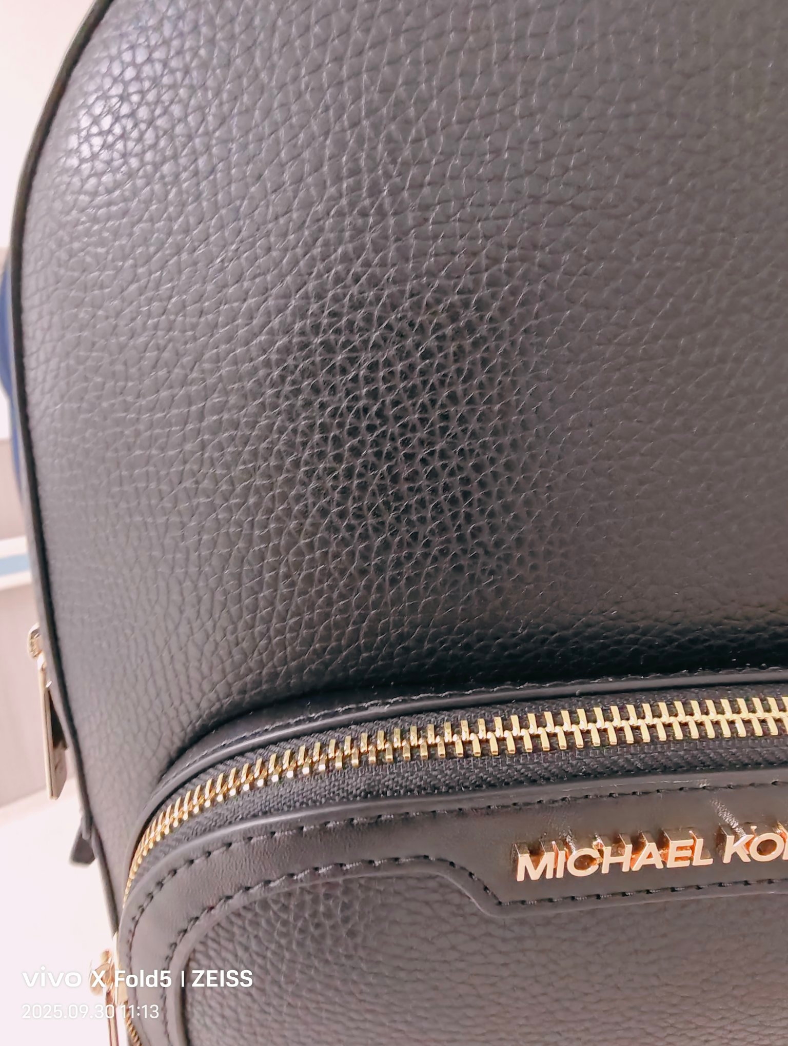 custom review-MICHAEL KORS Личи Крупнозернистая текстура Кожа Рюкзак Средний Женский Черный