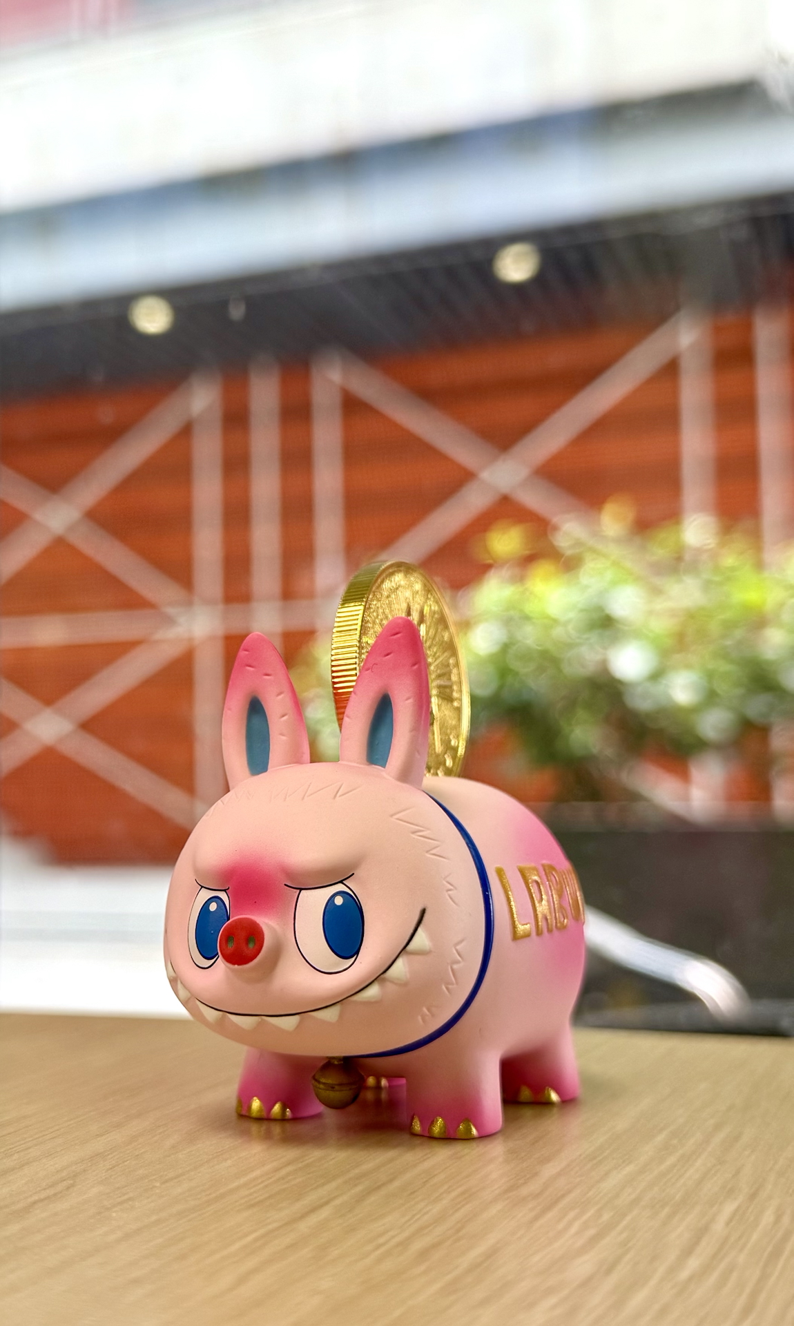 custom review-POP MART THE MONSTERS LABUBU Piggy Bank, Прозрачный Слепой Бокс На Карточке, 6 См