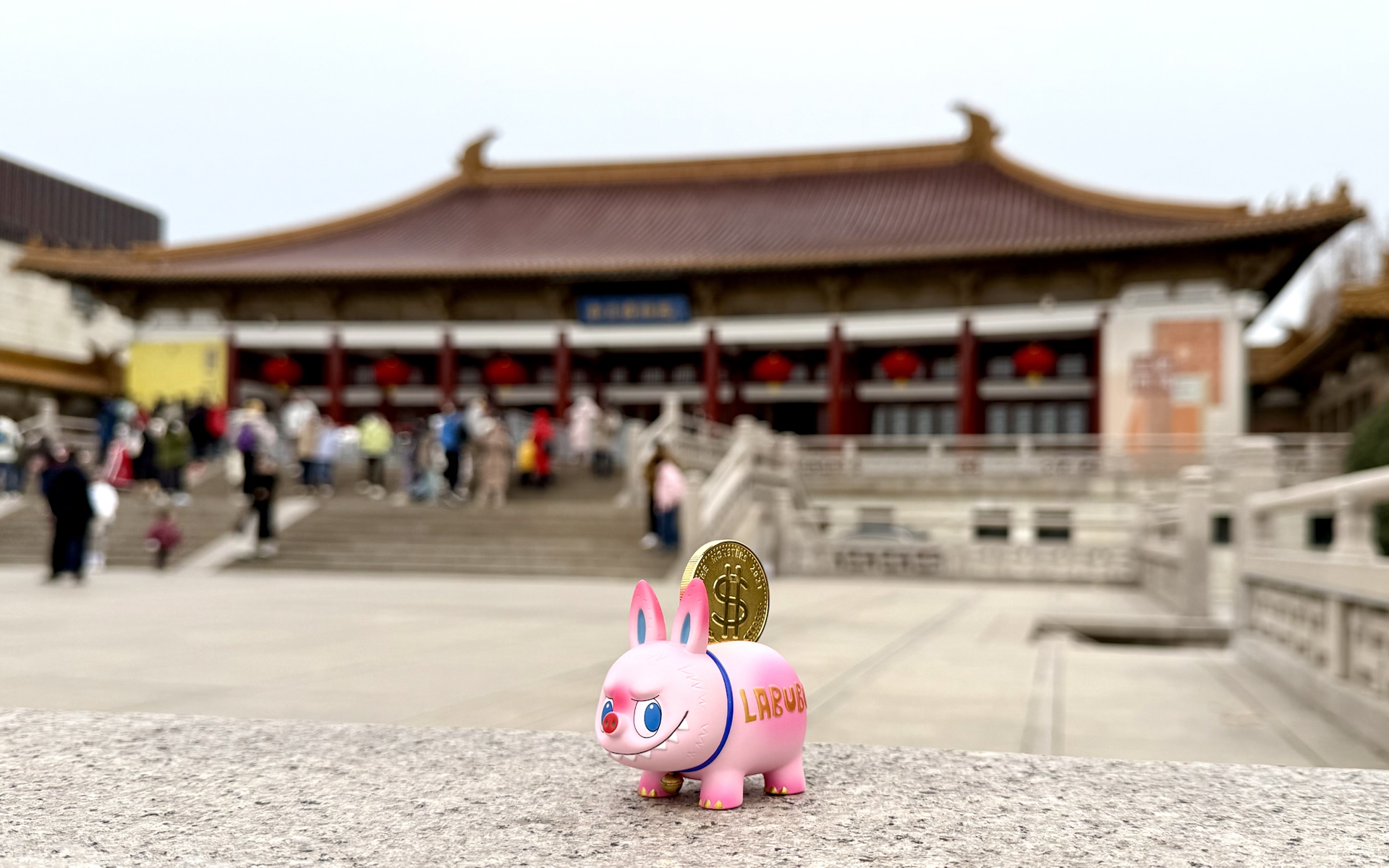 custom review-POP MART THE MONSTERS LABUBU Piggy Bank, Прозрачный Слепой Бокс На Карточке, 6 См