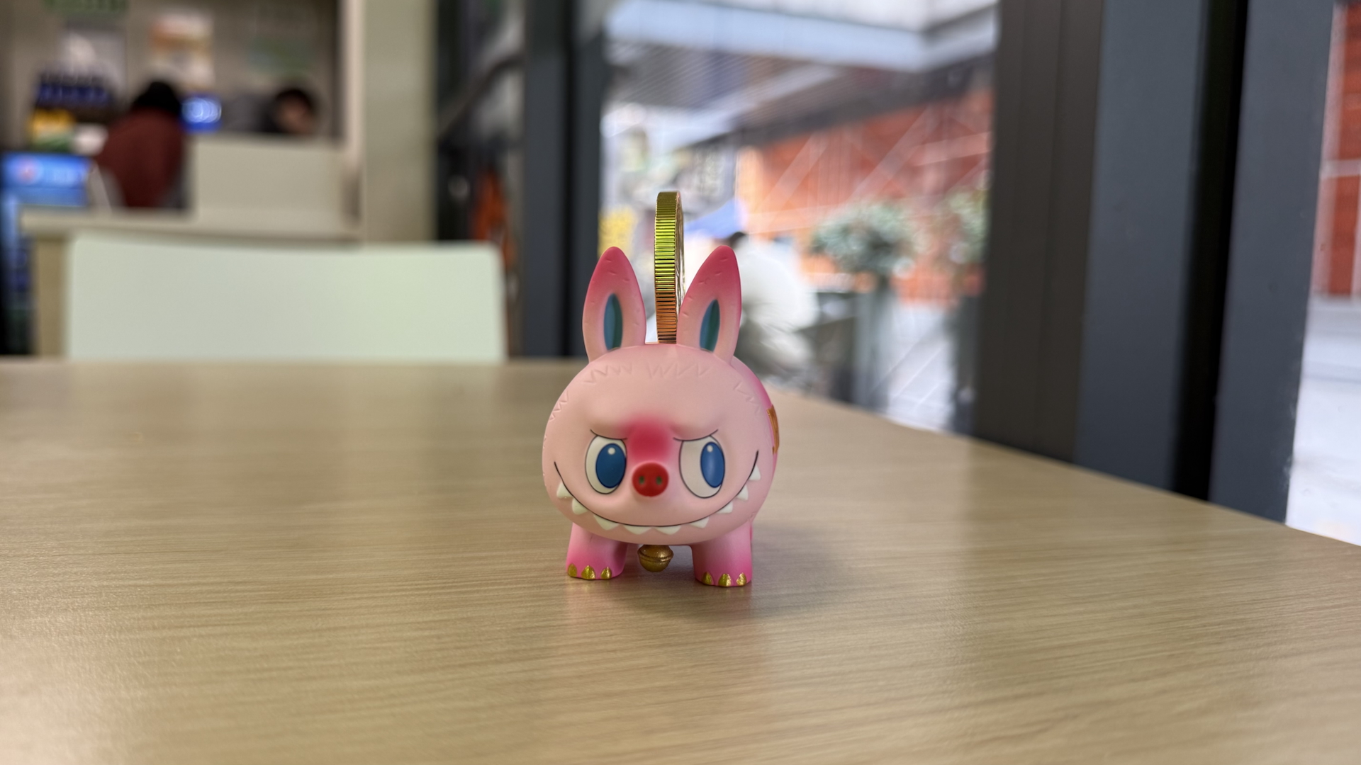 custom review-POP MART THE MONSTERS LABUBU Piggy Bank, Прозрачный Слепой Бокс На Карточке, 6 См