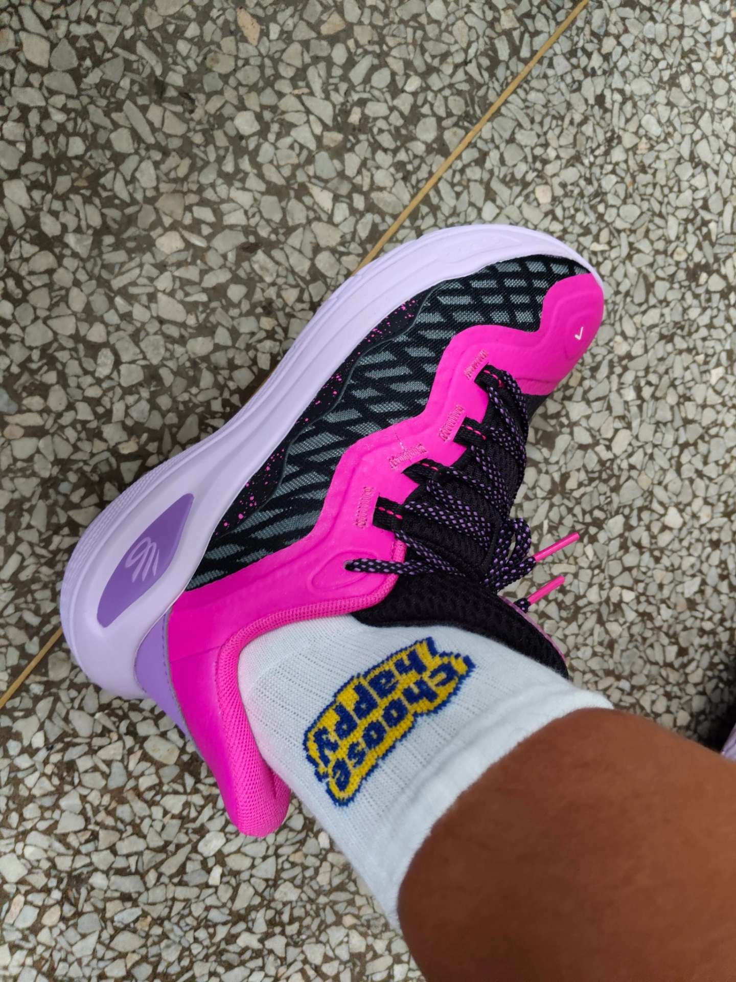 custom review-Under Armour Curry 11 GD Удобные противоскользящие низкие детские баскетбольные кроссовки фиолетового цвета